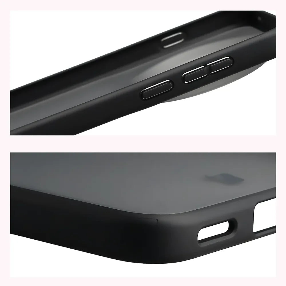 Handyhülle für Vivo X500 Pro, Bizon Case Angelo, Getönte mit schwarzem Rahmen (4/6)