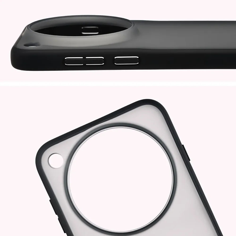Handyhülle für Vivo X500 Pro Max, Bizon Case Angelo, Getönte mit schwarzem Rahmen (3/6)