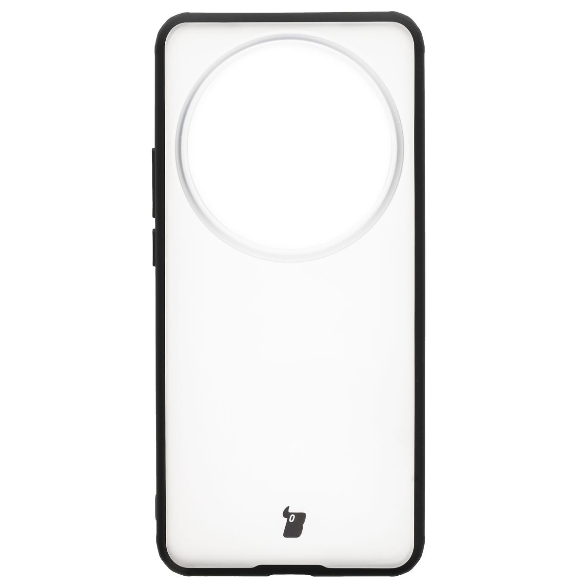 Handyhülle für Xiaomi 15 Ultra, Bizon Case Angelo, Durchscheinend mit schwarzem Rahmen