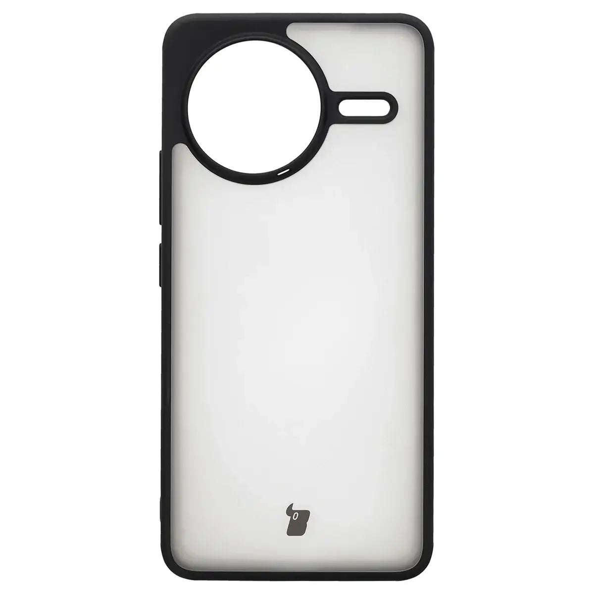Handyhülle für Xiaomi Poco F7 Ultra, Bizon Case Angelo, Durchscheinend mit schwarzem Rahmen