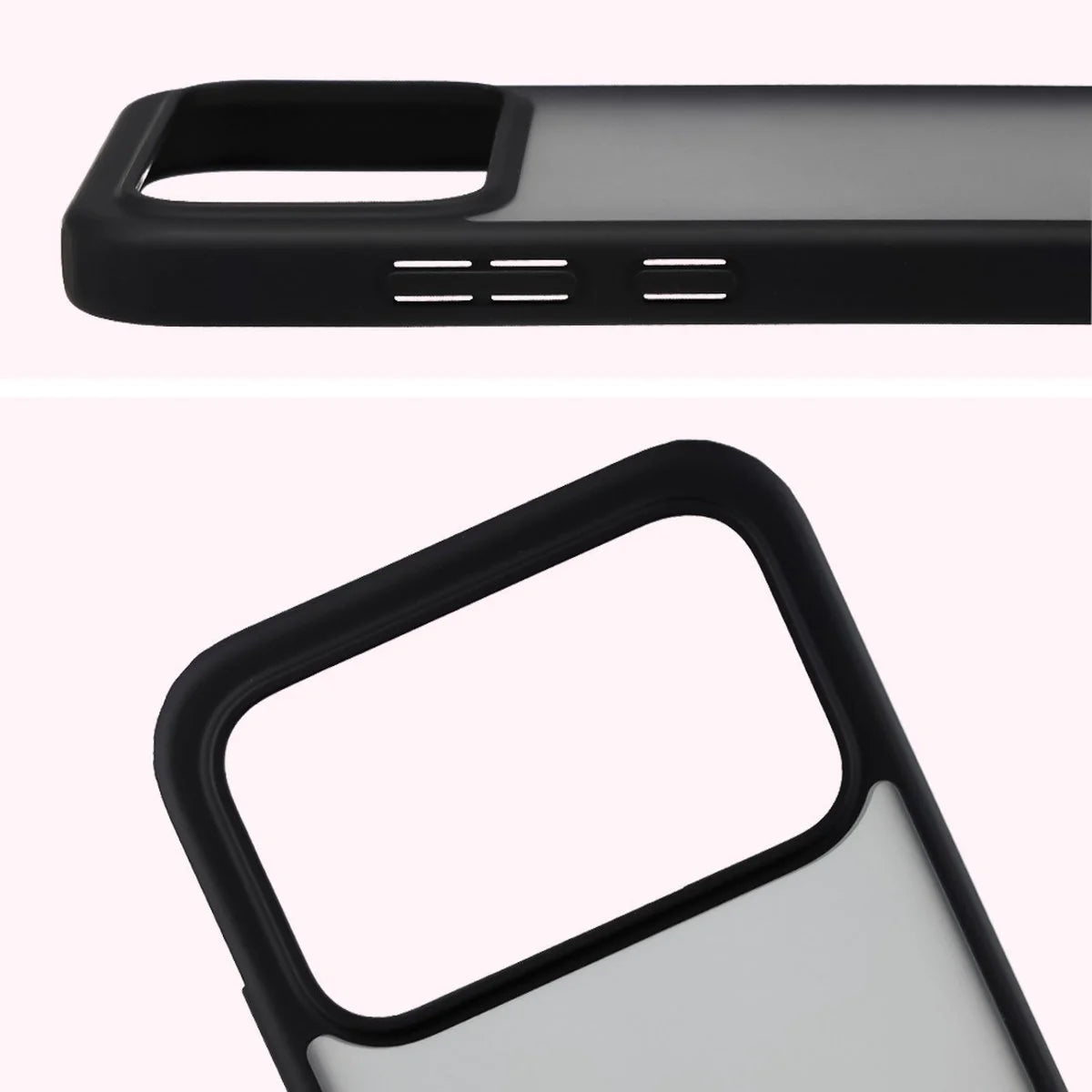 Handyhülle für Xiaomi POCO F9 Pro, Bizon Case Angelo, Getönte mit schwarzem Rahmen (3/6)