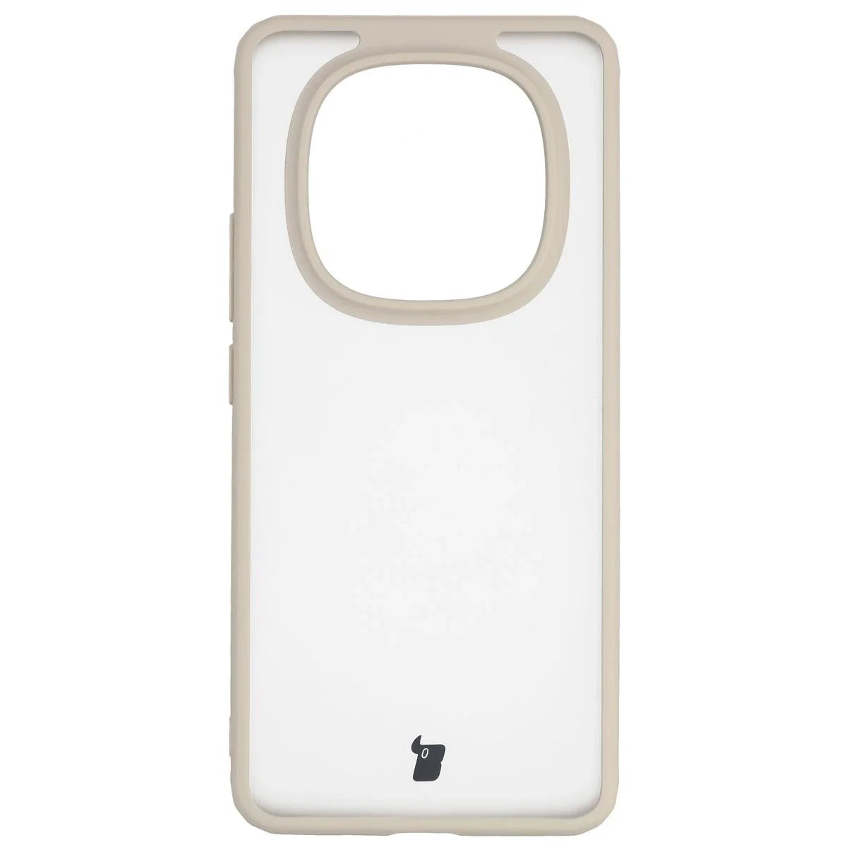 Handyhülle für Xiaomi Redmi Note 15 / POCO M8 5G, Bizon Case Angelo, Semitransparent mit beigem Rahmen