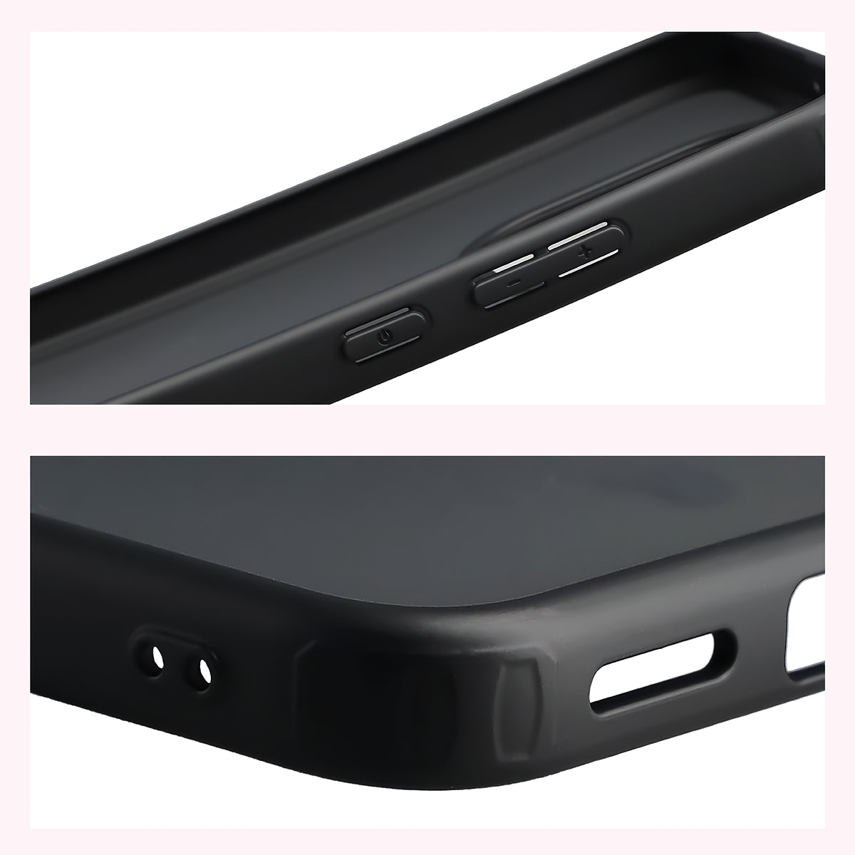 Handyhülle für Xiaomi Redmi Note 17 5G, Bizon Case Angelo, Getönte mit schwarzem Rahmen (4/6)