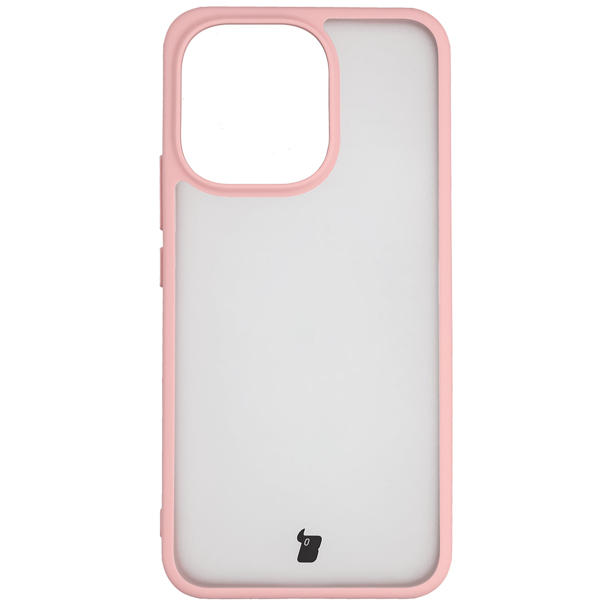 Handyhülle für Xiaomi Redmi Note 17 Pro 5G, Bizon Case Angelo, Semitransparent mit hellrosem Rahmen (2/6)