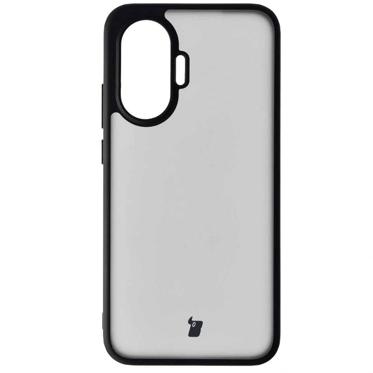Handyhülle für Xiaomi POCO F7, Bizon Case Angelo, Getönte mit schwarzem Rahmen