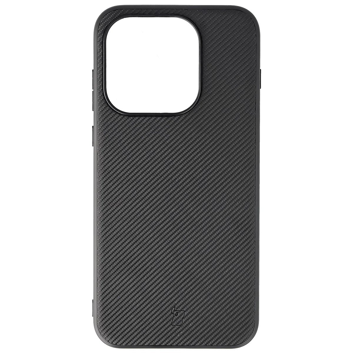 Hülle mit Handgelenkband für OnePlus 15, Bizon Case CarbO, Schwarz