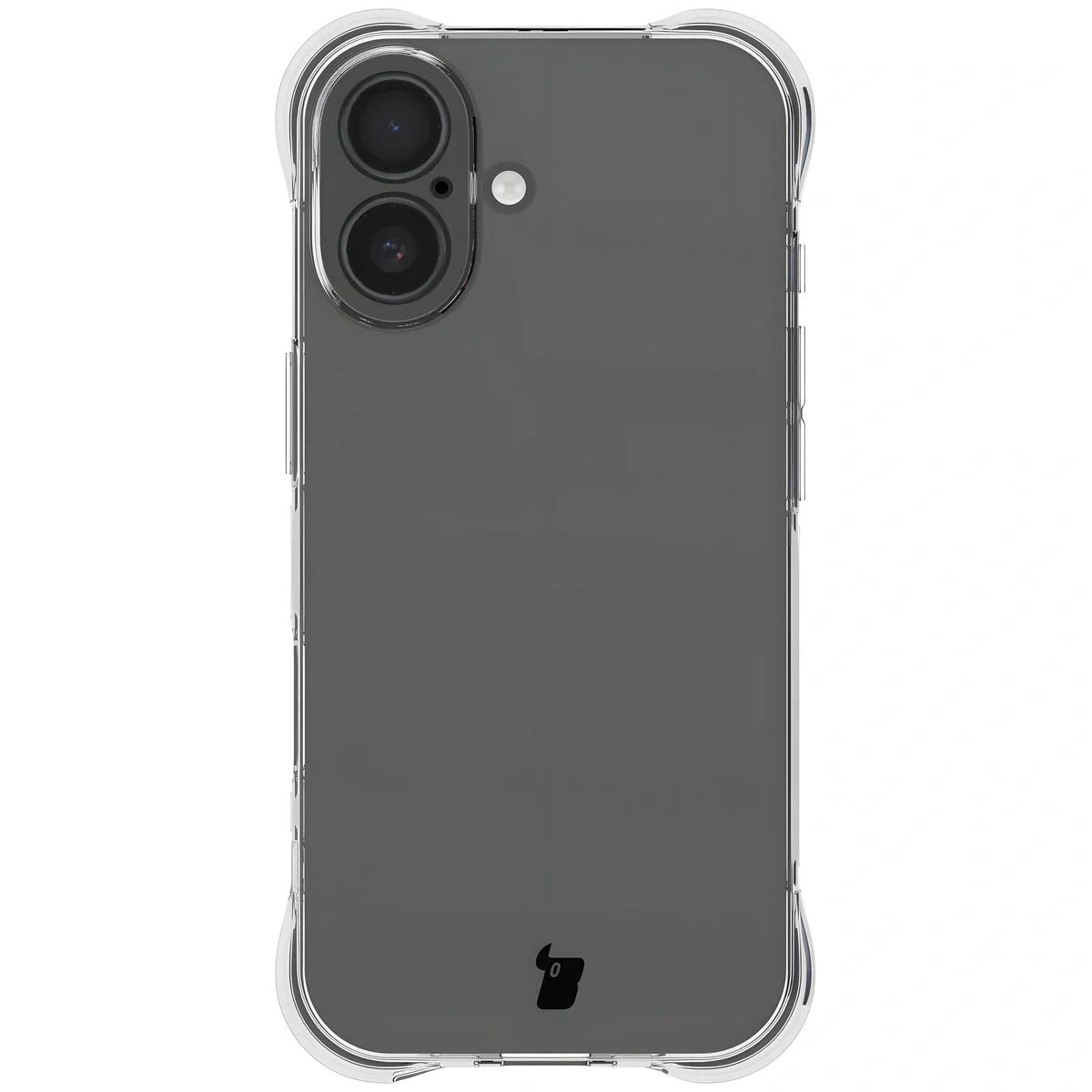 Schutzhülle + 2x gehärtetes Glas für iPhone 17, Bizon Case Clear Pack, Transparent