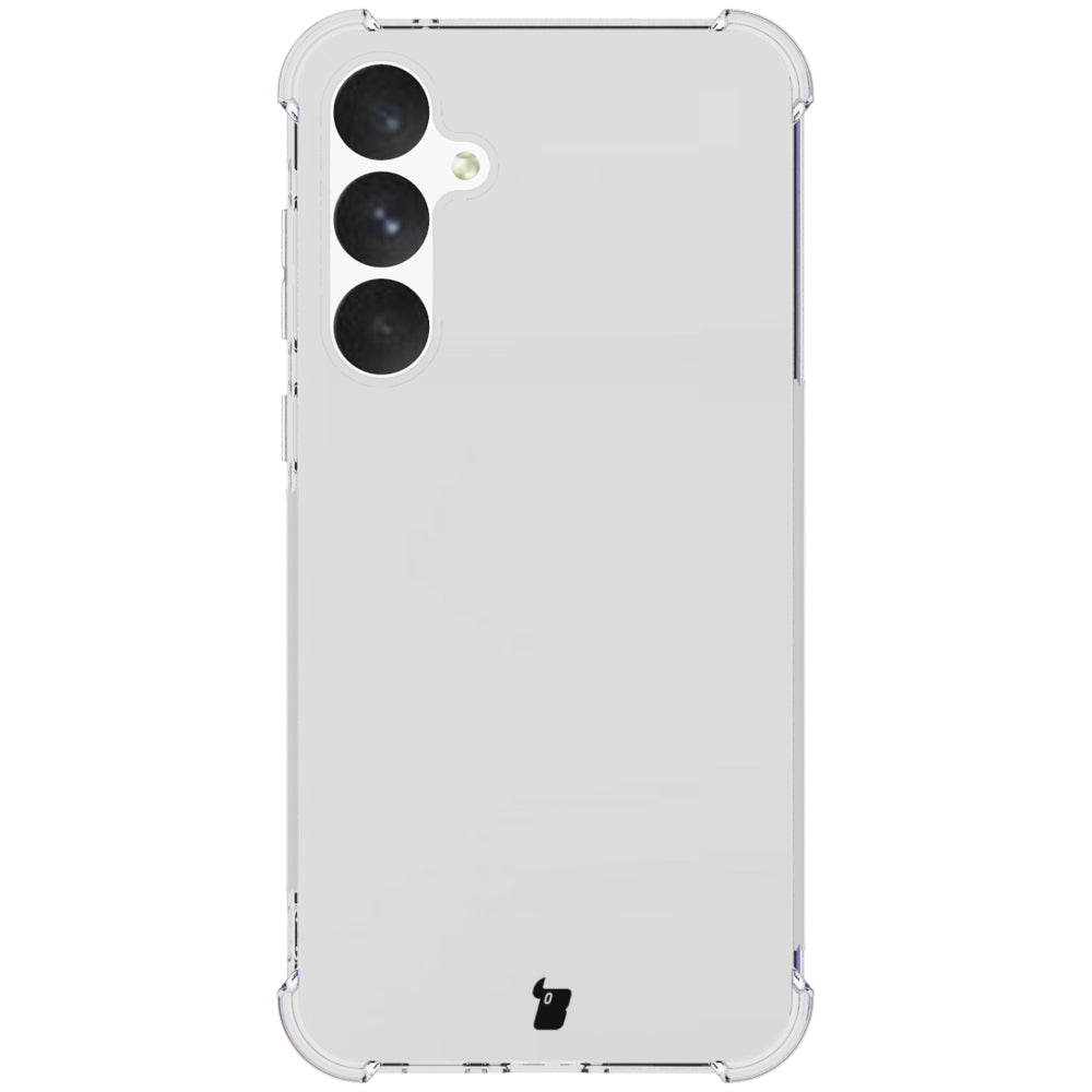 Schutzhülle + 2x Glas für Galaxy A55 5G, Bizon Case Clear Pack, Transparent