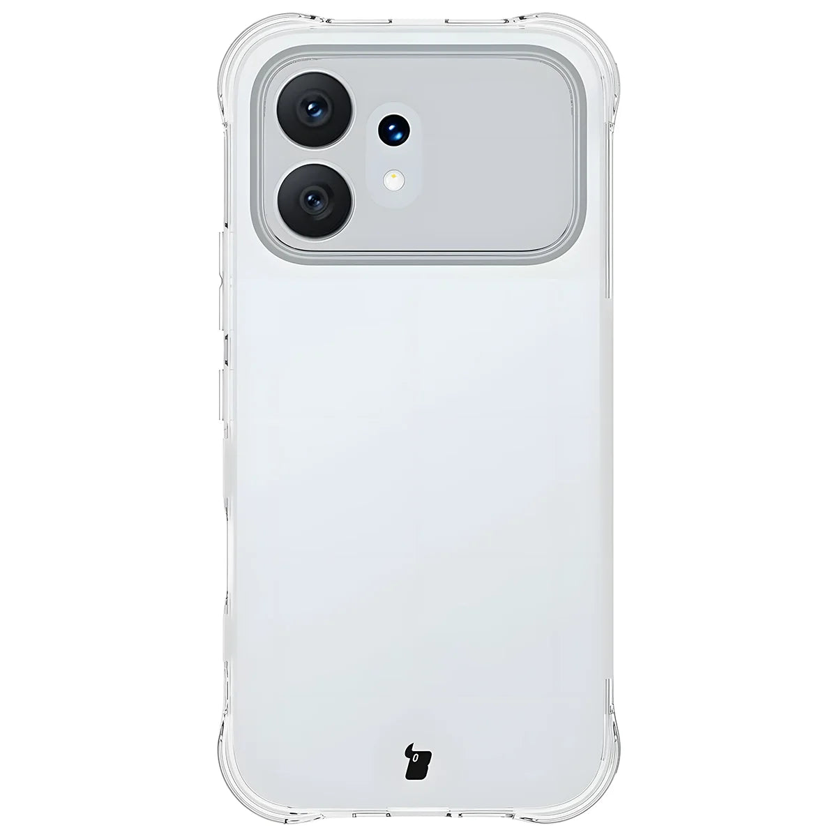 Handyhülle + 2x Folie für Honor 600 5G, Bizon Case Clear Pack, Transparent