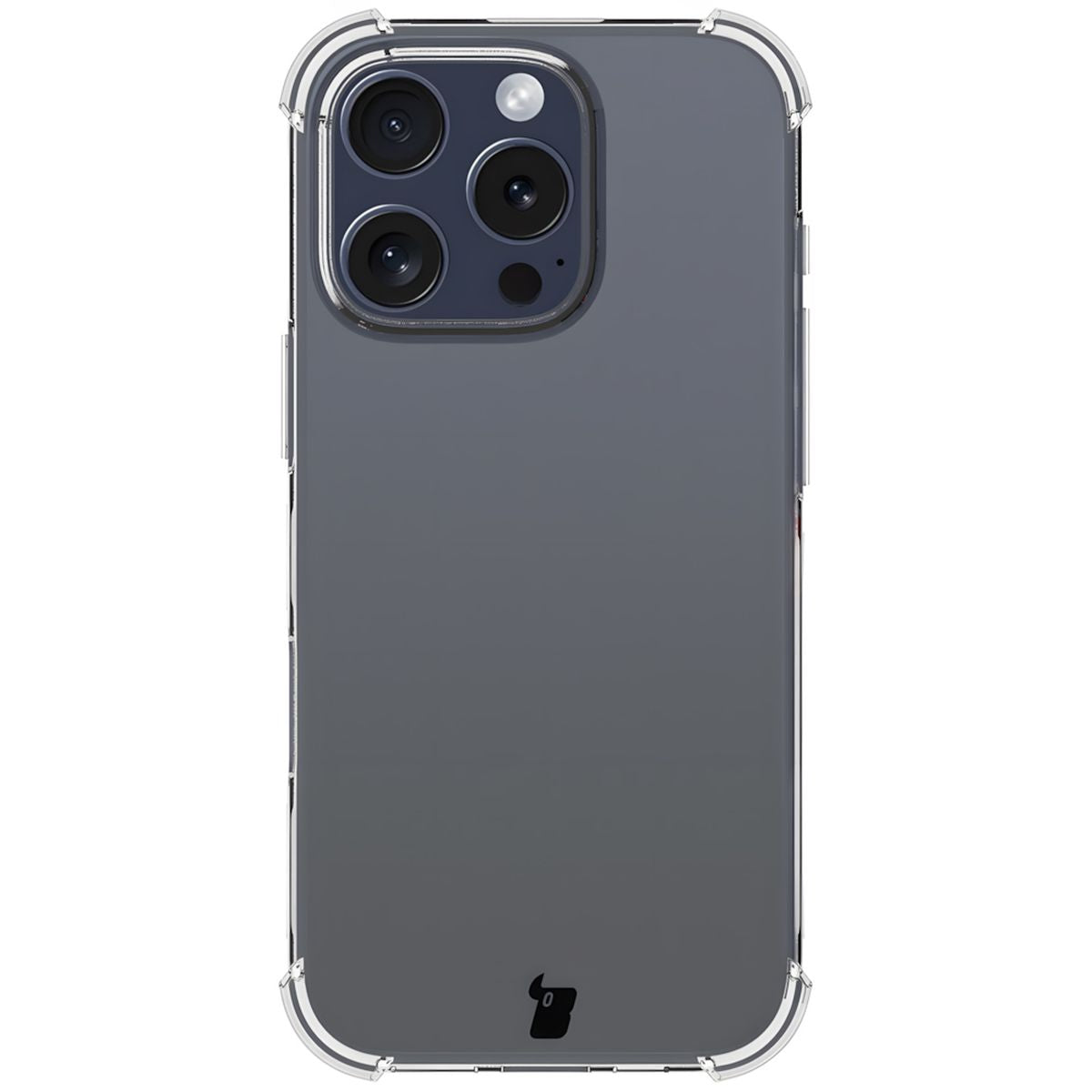 Handyhülle + 2x Folie + Kameraschutz für iPhone 16 Pro, Bizon Case Clear Pack, Transparent