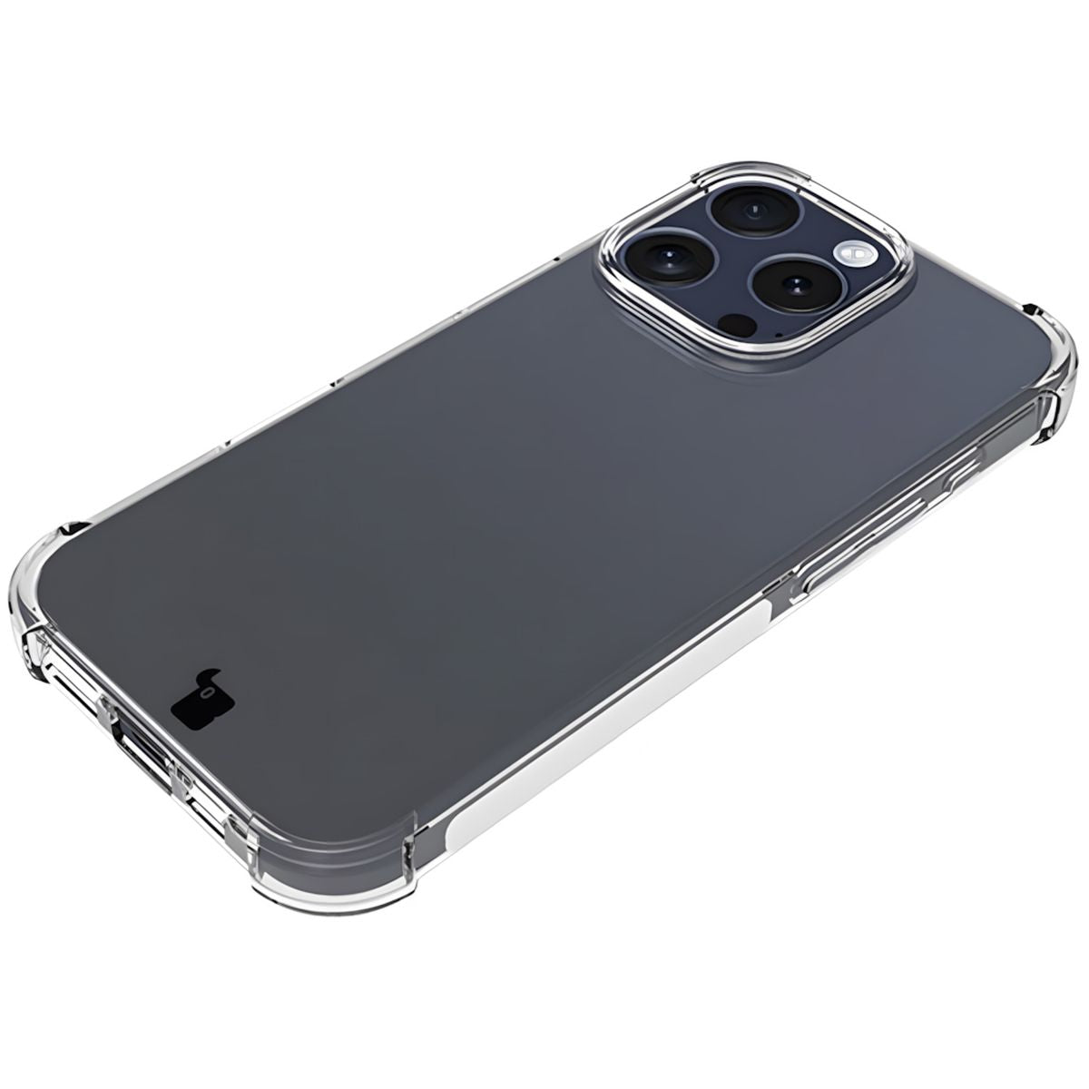 Handyhülle + 2x Folie + Kameraschutz für iPhone 16 Pro, Bizon Case Clear Pack, Transparent