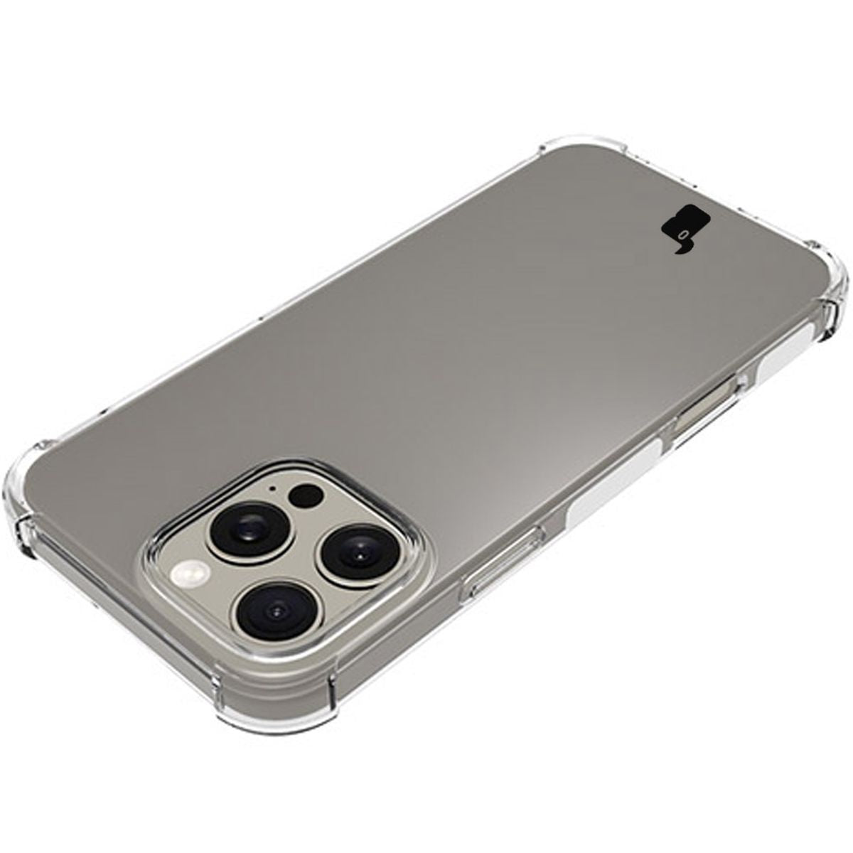 Handyhülle + 2x Folie + Kameraschutz für iPhone 16 Pro Max, Bizon Case Clear Pack, Transparent