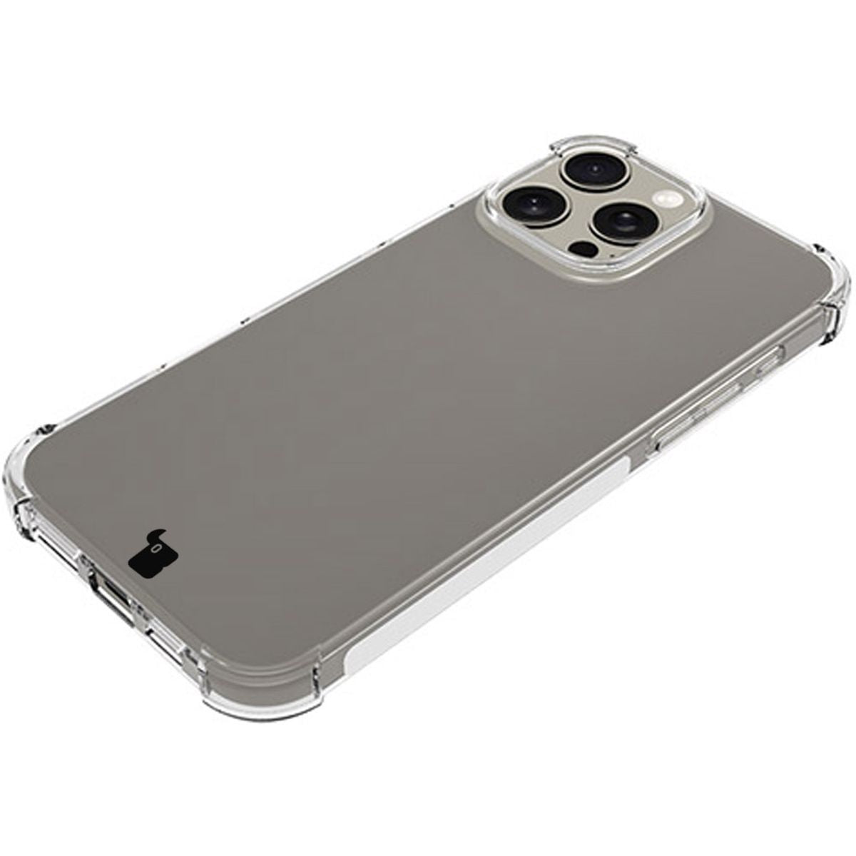 Handyhülle + 2x Folie + Kameraschutz für iPhone 16 Pro Max, Bizon Case Clear Pack, Transparent