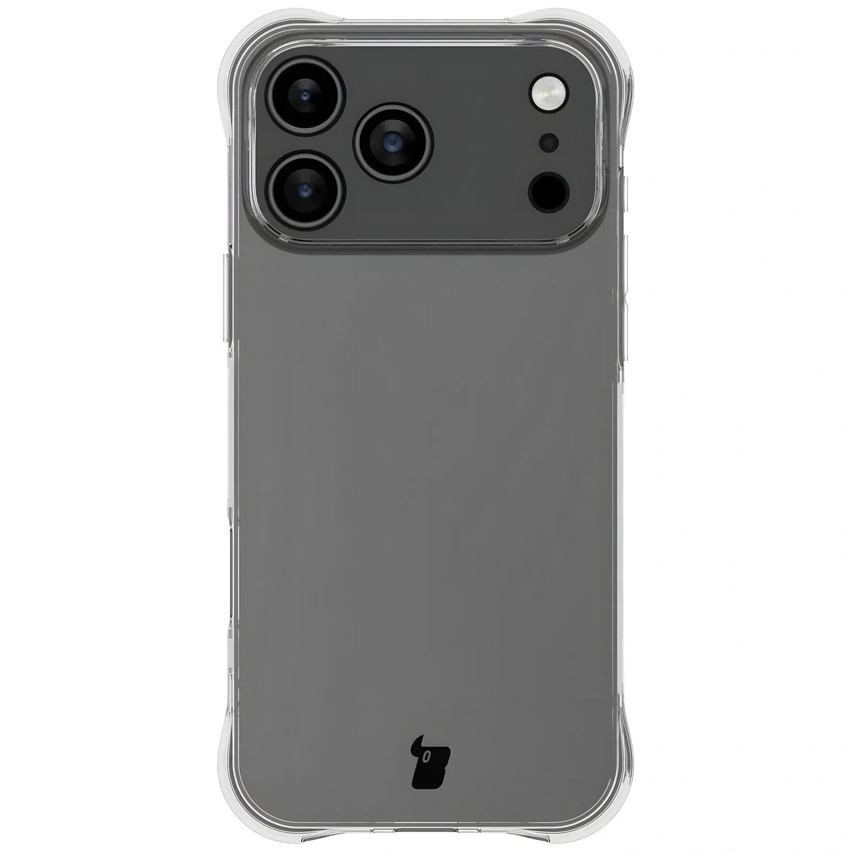 Schutzhülle + 2x gehärtetes Glas für iPhone 17 Pro Max, Bizon Case Clear Pack, Transparent
