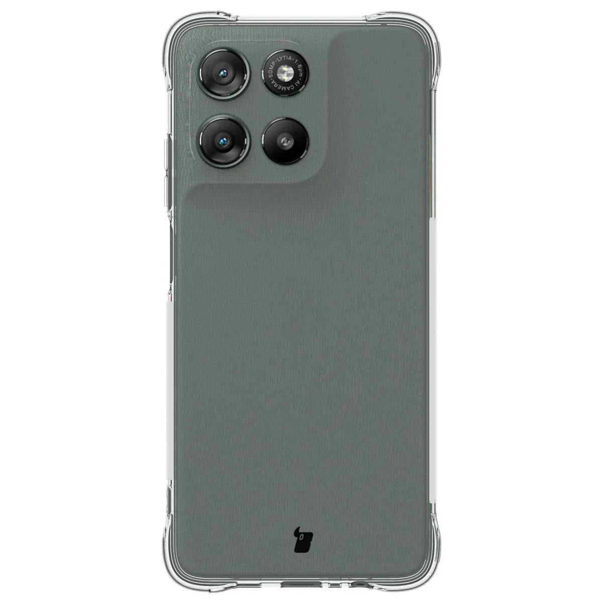 Handyhülle + 2x Folie für Motorola Moto G57 Power / G67 Power, Bizon Case Clear Pack, Transparent