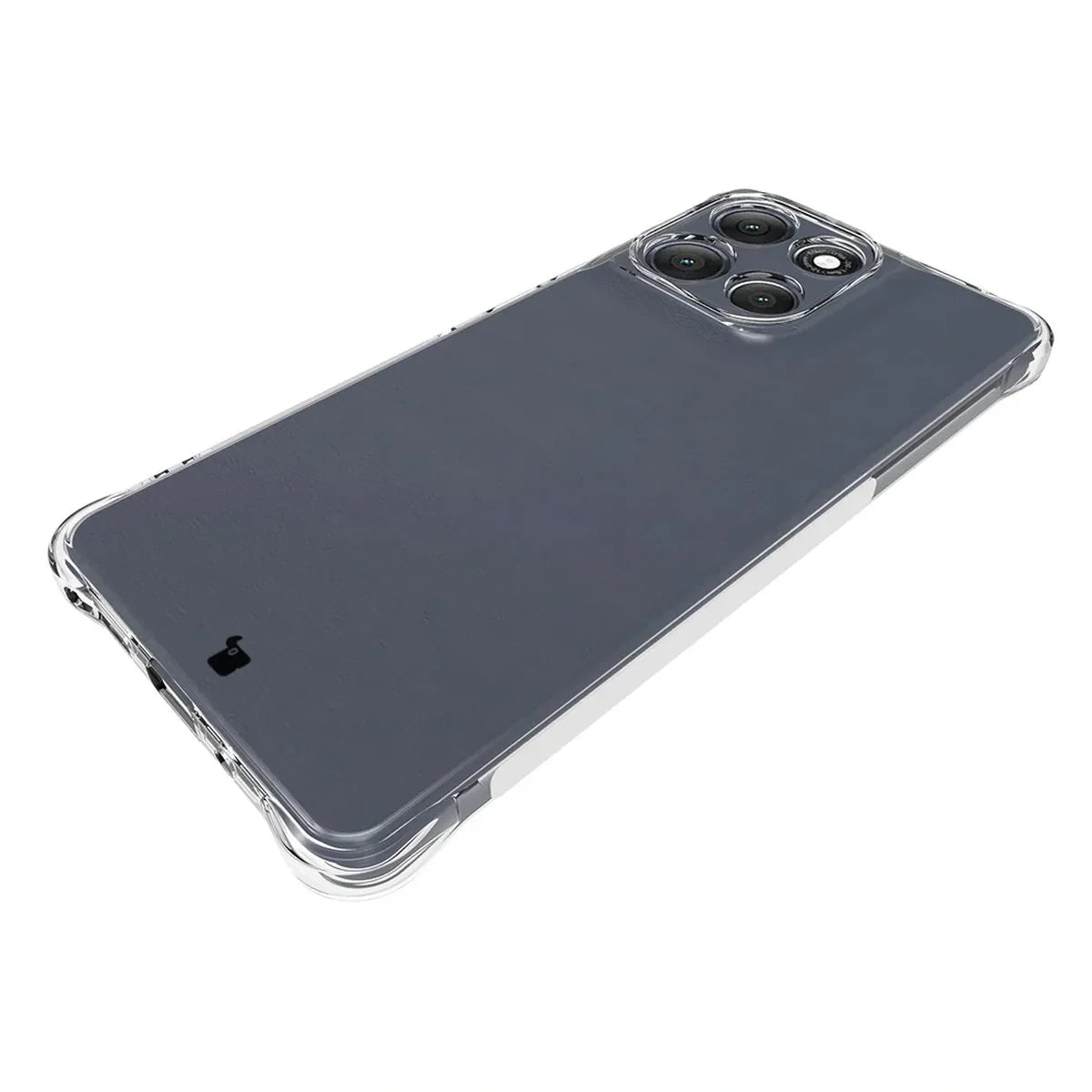 Handyhülle + 2x Folie für Motorola Moto G86 Power 5G, Bizon Case Clear Pack, Transparent