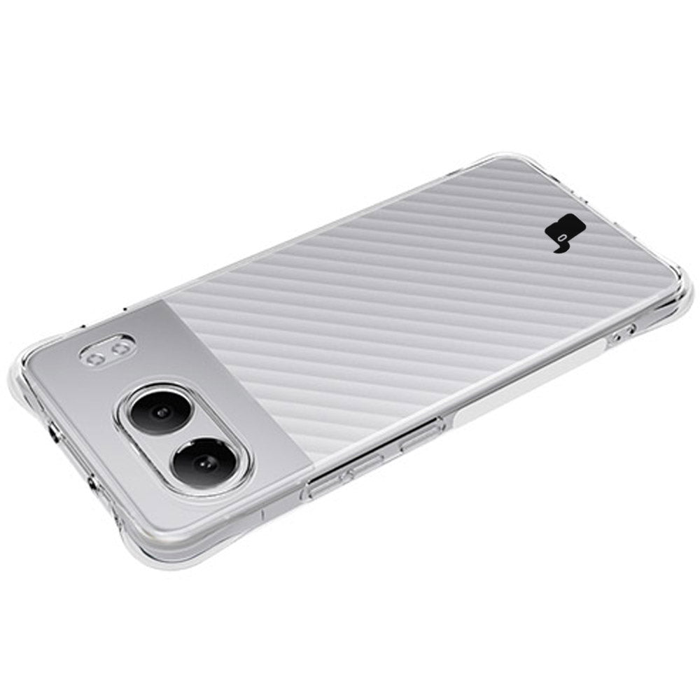Schutzhülle + 2x gehärtetes Glas für OnePlus Nord 4, Bizon Case Clear Pack, Transparent