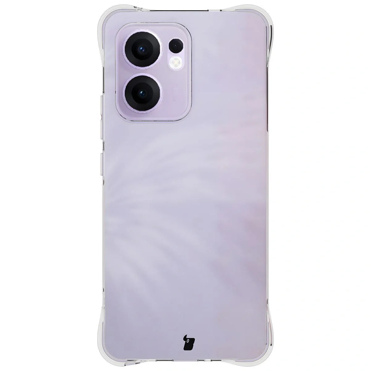 Schutzhülle + 2x gehärtetes Glas für Oppo Reno13 F, Bizon Case Clear Pack, Transparent