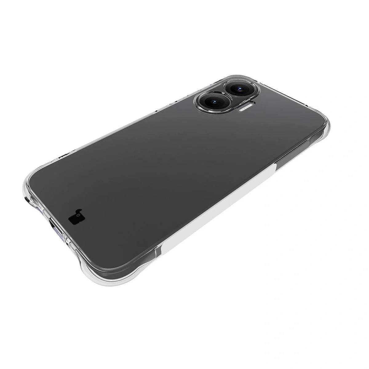 Schutzhülle + 2x gehärtetes Glas für Xiaomi POCO F7, Bizon Case Clear Pack, Transparent