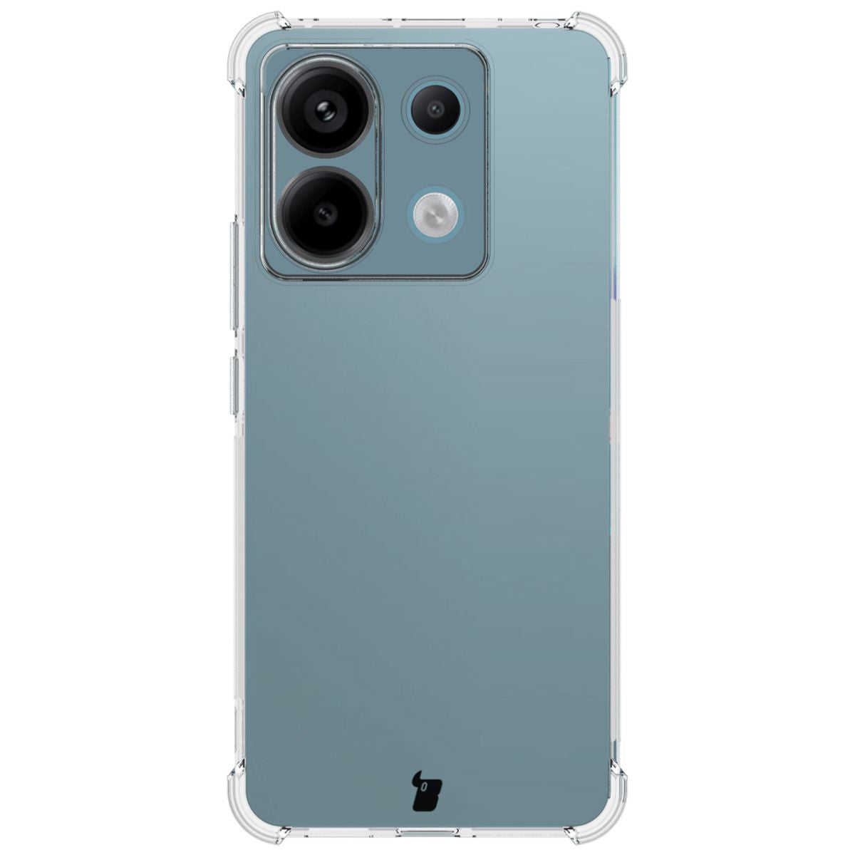 Schutzhülle + 2x Glas für Poco X6 / Redmi Note 13 Pro 5G, Bizon Case Clear Pack, Transparent
