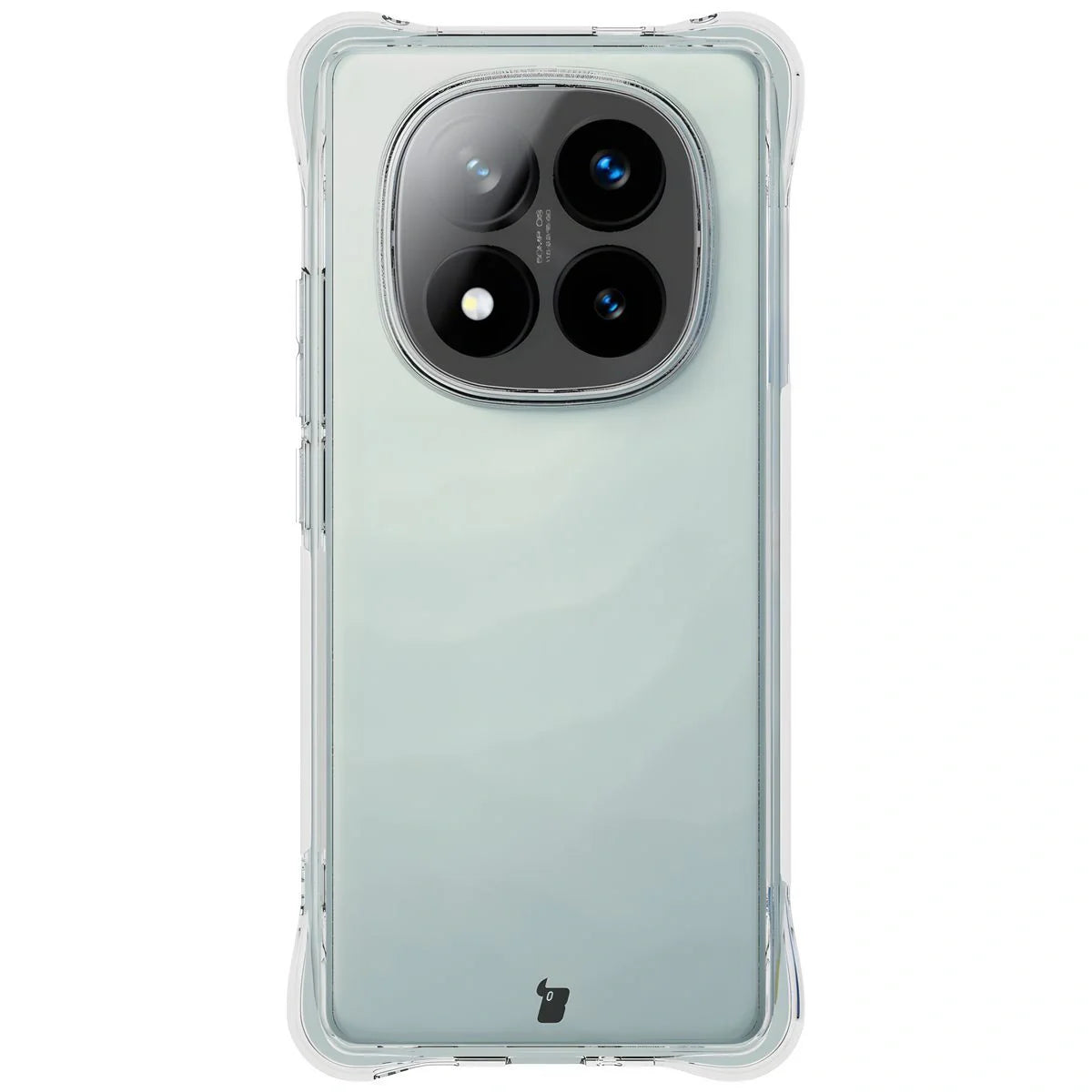 Handyhülle + 2x Folie für Xiaomi Redmi Note 14 Pro Plus 5G, Bizon Case Clear Pack, Transparent
