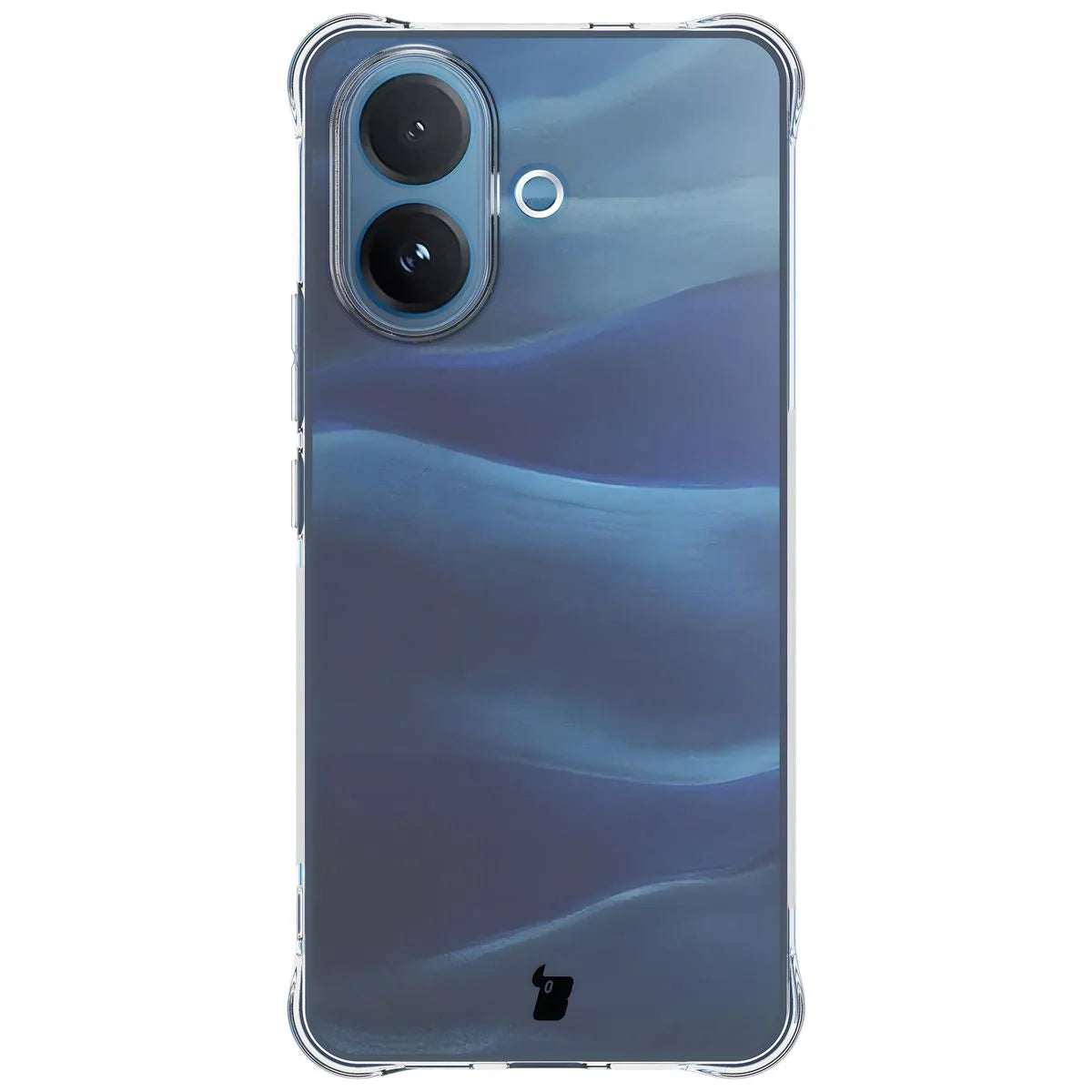 Handyhülle + 2x Folie für Vivo V60 Lite 5G, Bizon Case Clear Pack, Transparent