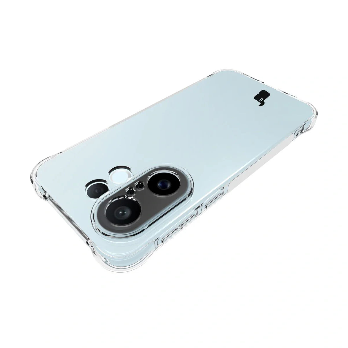 Handyhülle + 2x Folie für Vivo X200 FE, Bizon Case Clear Pack, Transparent