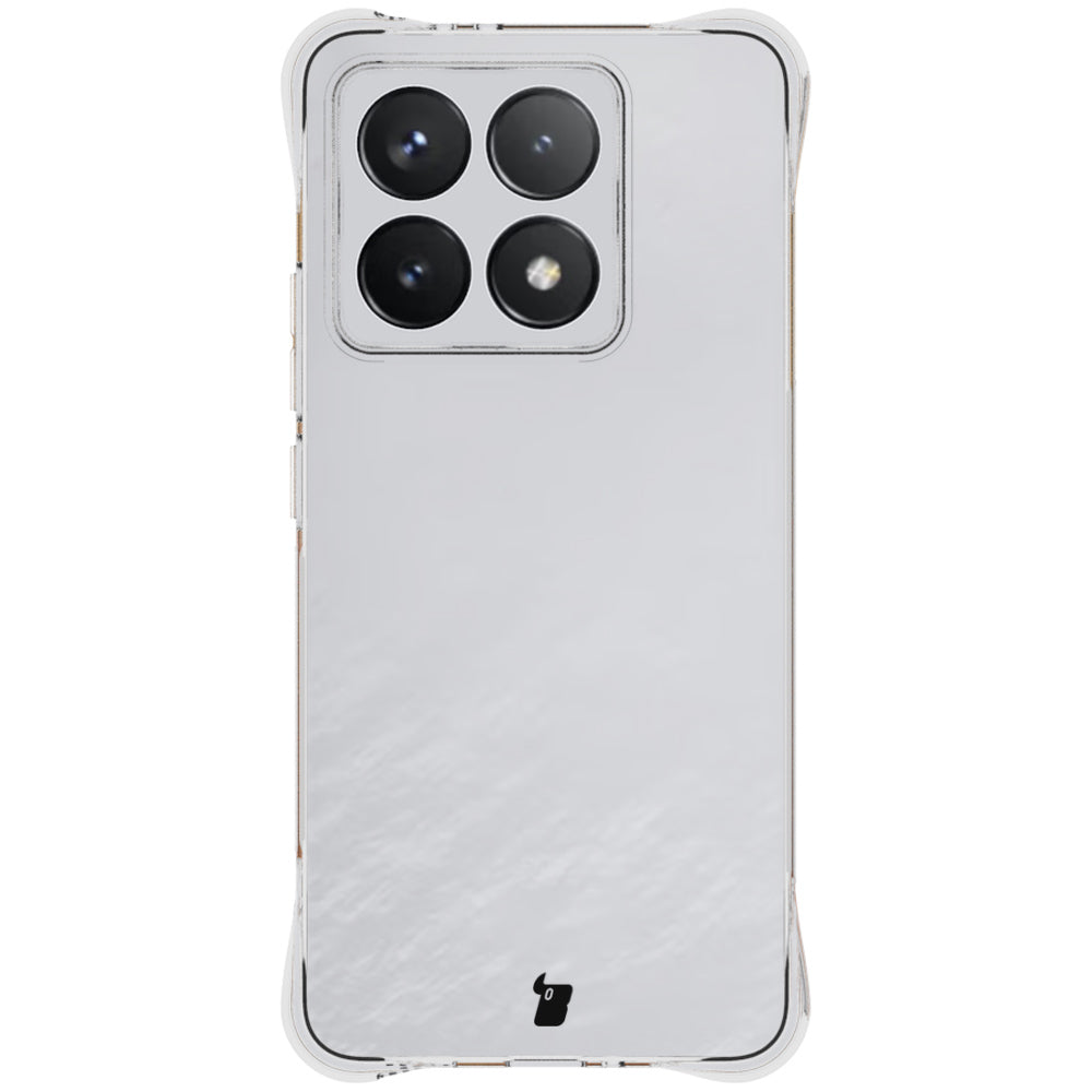 Schutzhülle + 2x gehärtetes Glas für Xiaomi 14T, Bizon Case Clear Pack, Transparent