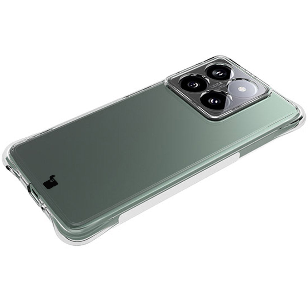 Schutzhülle + 2x gehärtetes Glas für Xiaomi 14T Pro, Bizon Case Clear Pack, Transparent