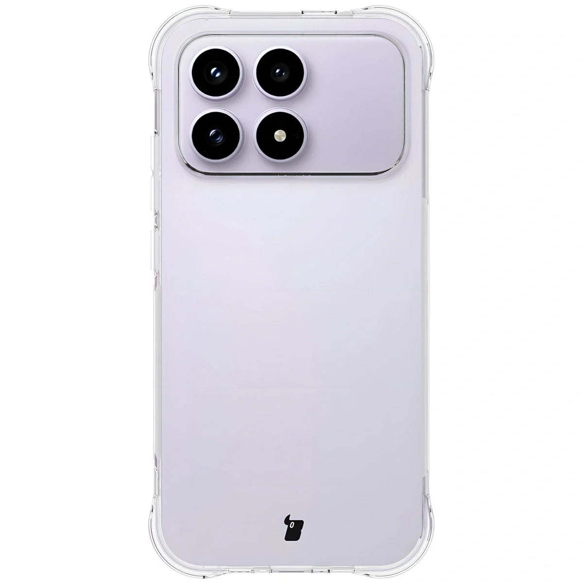 Handyhülle + 2x Folie für Xiaomi POCO F8 Pro, Bizon Case Clear Pack, Transparent