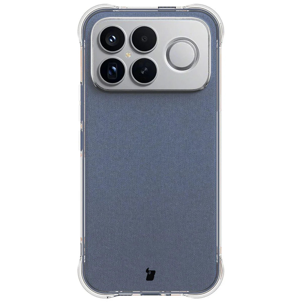 Handyhülle + 2x Folie für Xiaomi POCO F8 Ultra, Bizon Case Clear Pack, Transparent