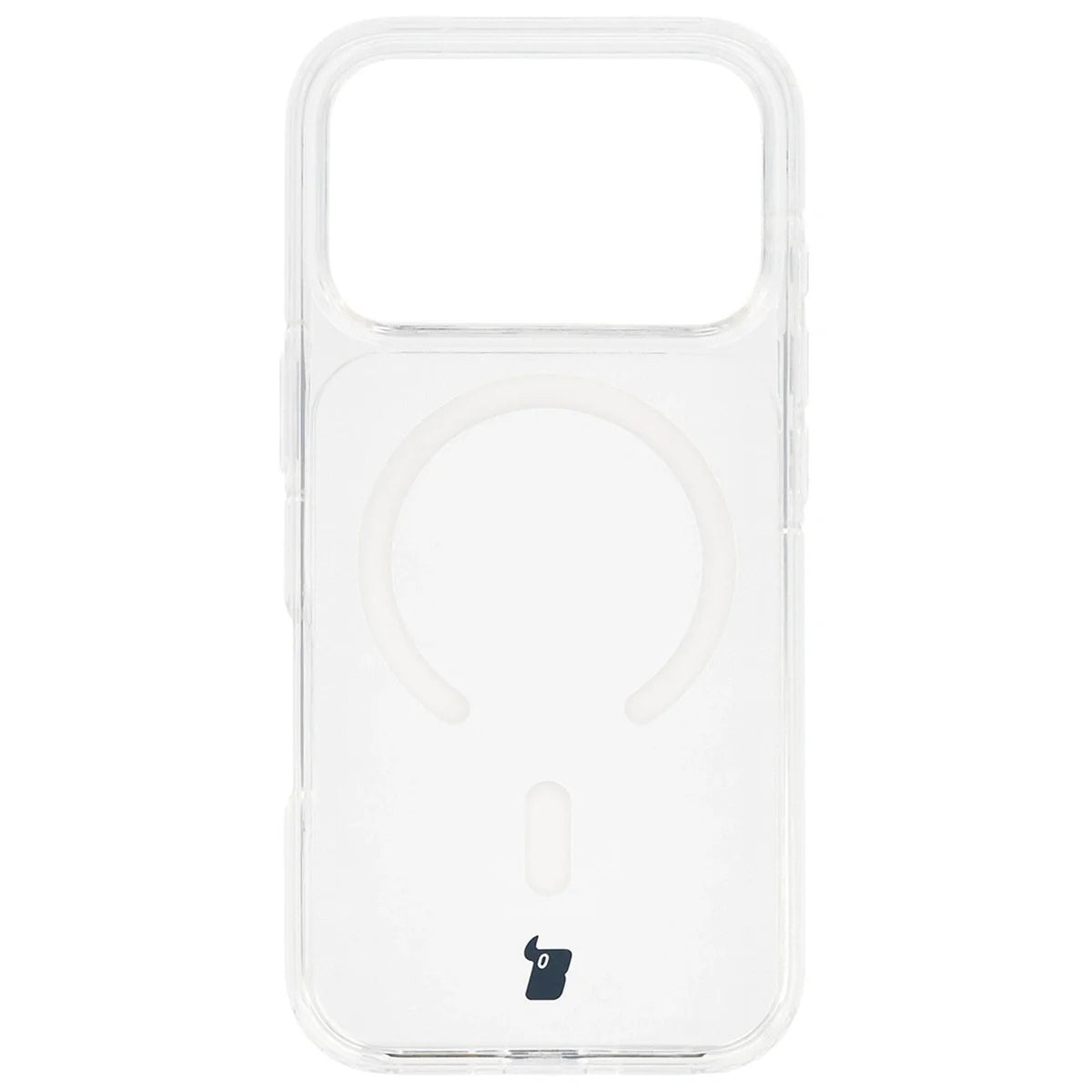Handyhülle mit Magnetring für iPhone 17 Pro, Bizon Case CrystalO, Transparent