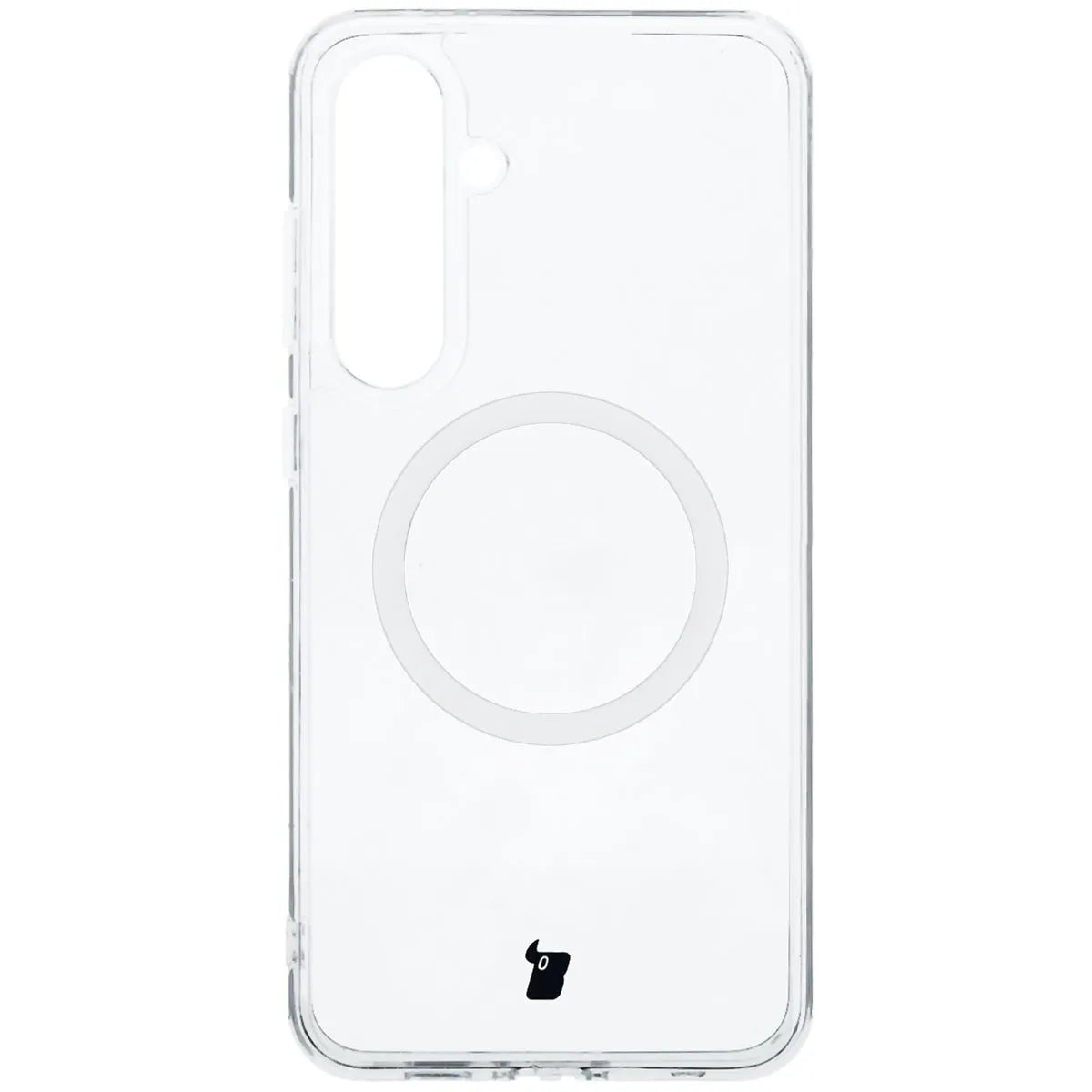 Handyhülle mit Magnetring für Galaxy S24 FE, Bizon Case CrystalO, Transparent