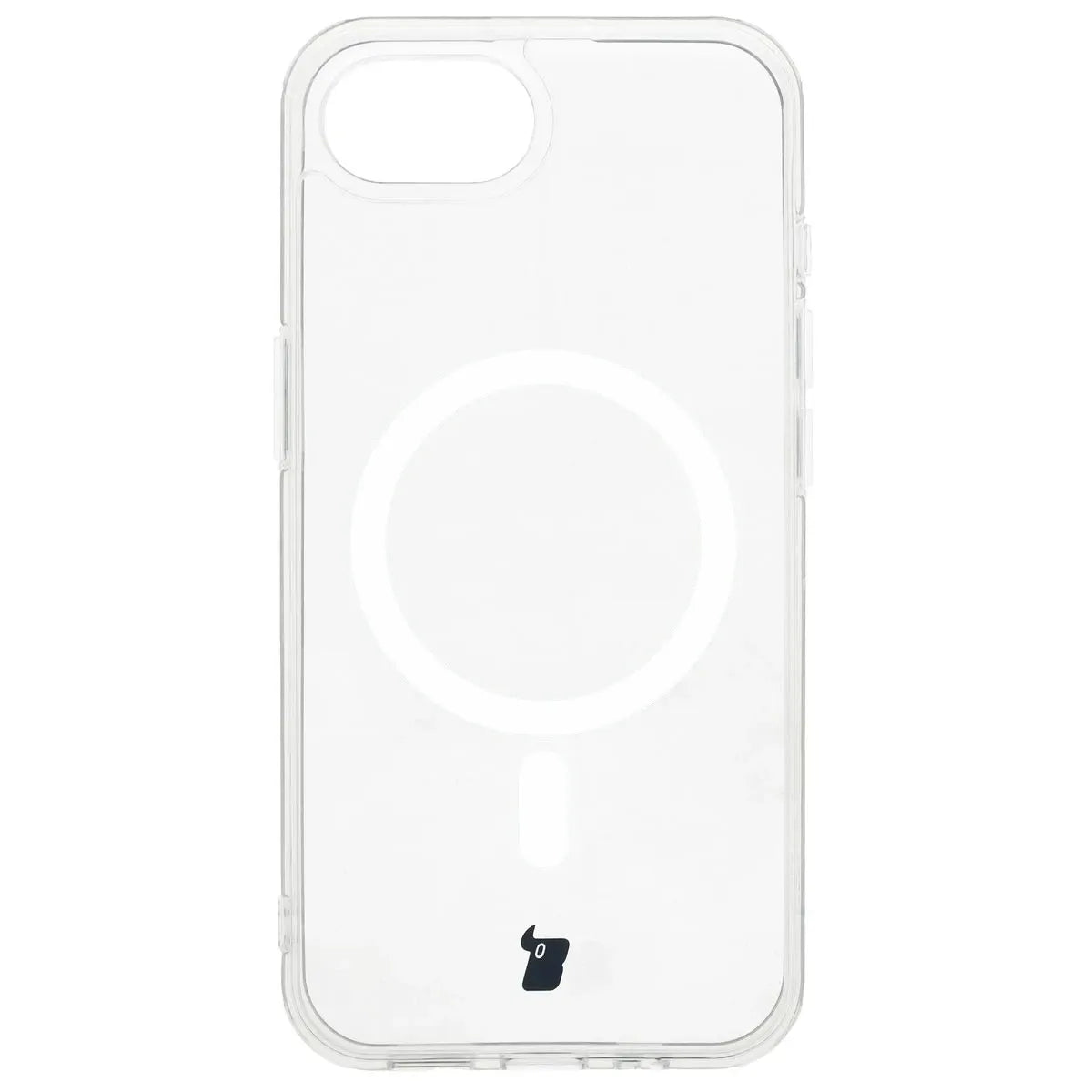 Handyhülle mit Magnetring für iPhone 17e / 16e, Bizon Case CrystalO, Transparent