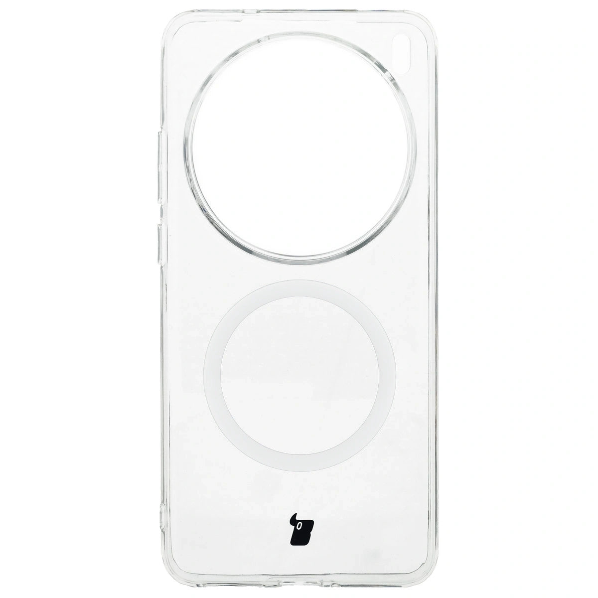 Handyhülle mit Magnetring für Vivo X200 Pro, Bizon Case CrystalO, Transparent