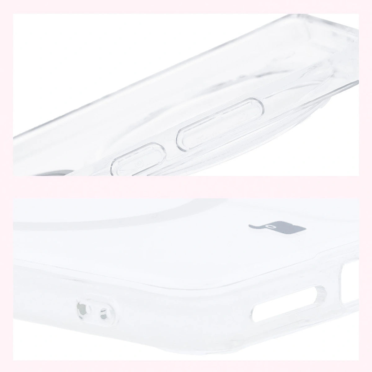 Handyhülle mit Magnetring für Vivo X200 Pro, Bizon Case CrystalO, Transparent