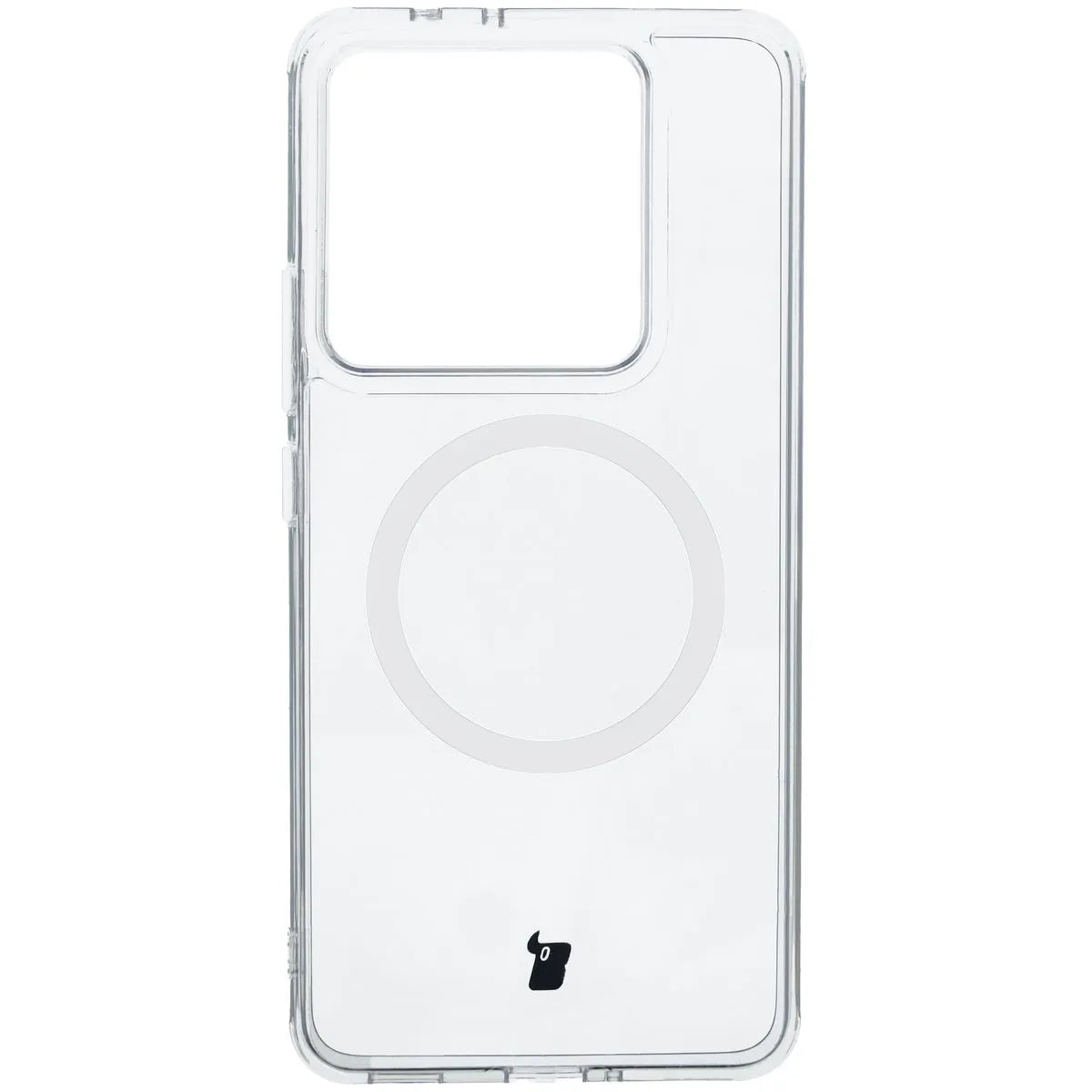 Handyhülle mit Magnetring für Xiaomi 14T Pro, Bizon Case CrystalO, Transparent
