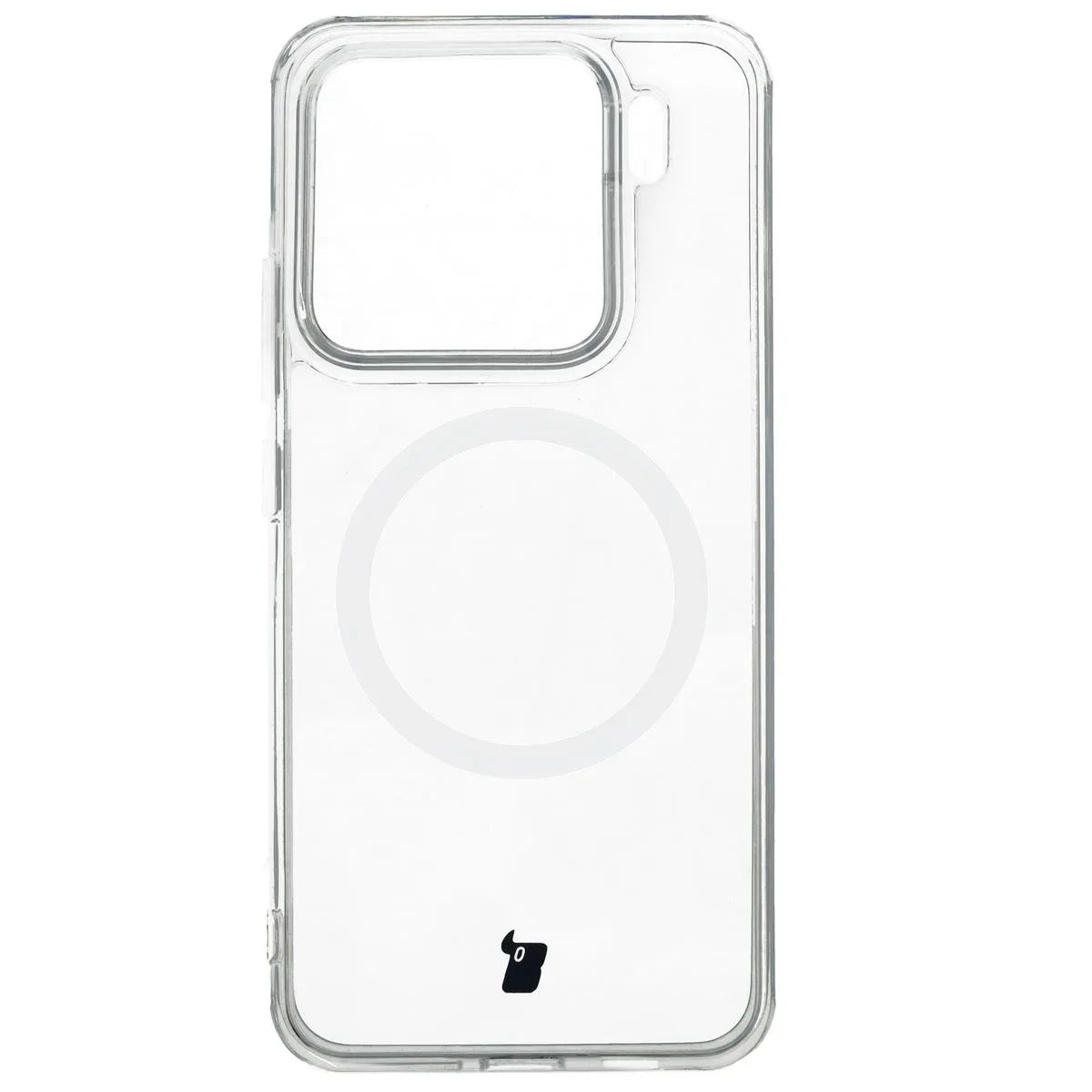 Handyhülle mit Magnetring für Xiaomi 15, Bizon Case CrystalO, Transparent