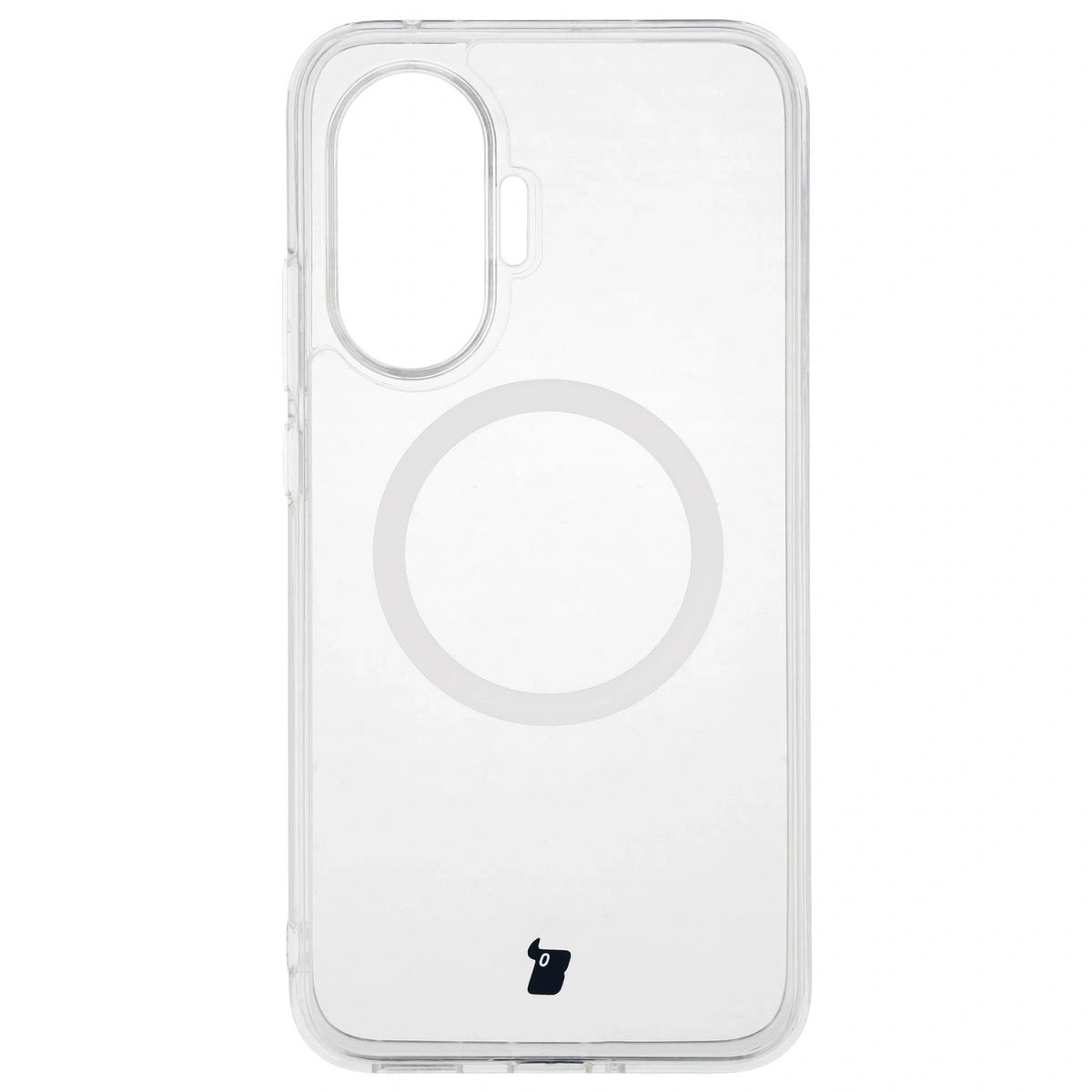 Handyhülle mit Magnetring für Xiaomi POCO F7, Bizon Case CrystalO, Transparent