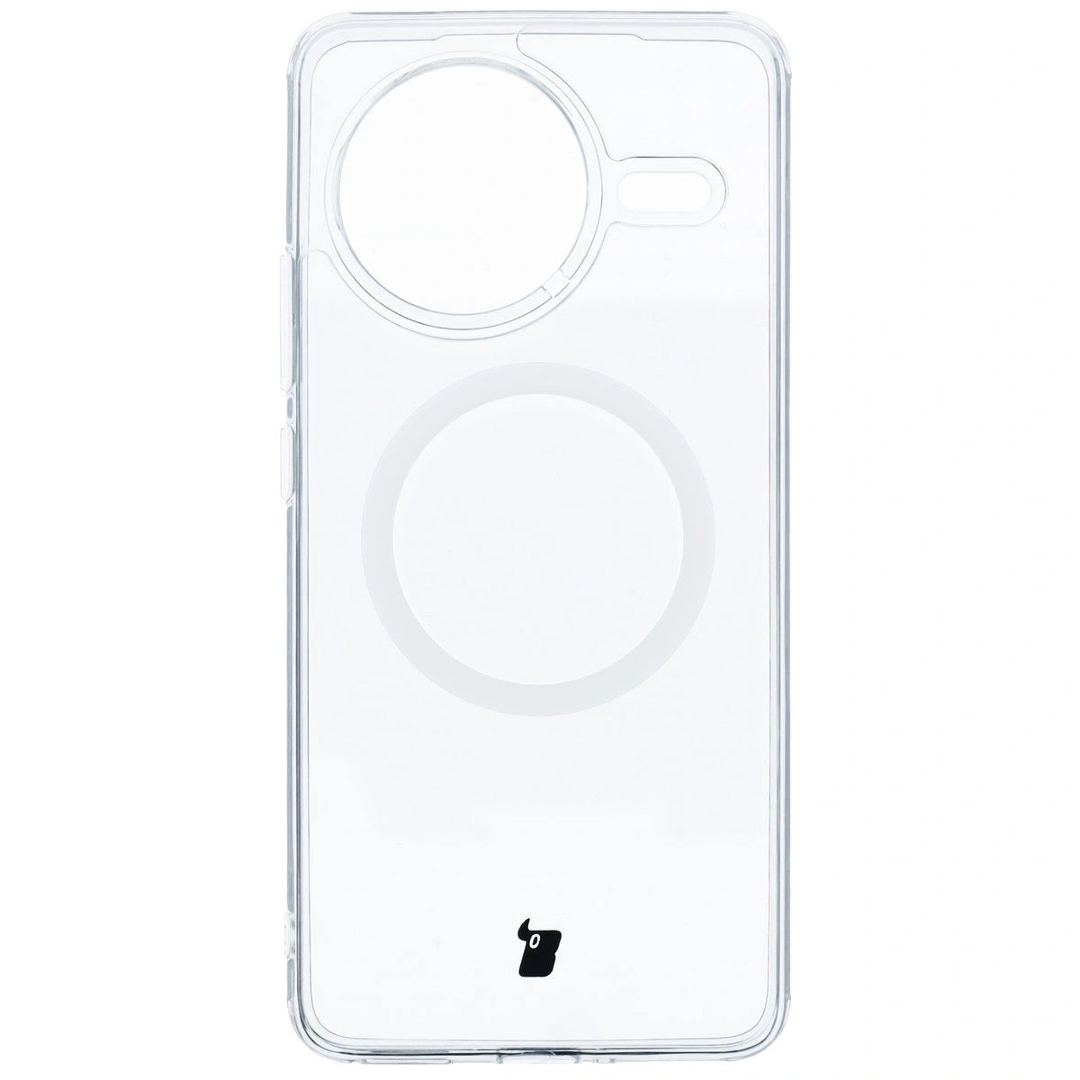 Handyhülle mit Magnetring für Xiaomi POCO F7 Pro, Bizon Case CrystalO, Transparent