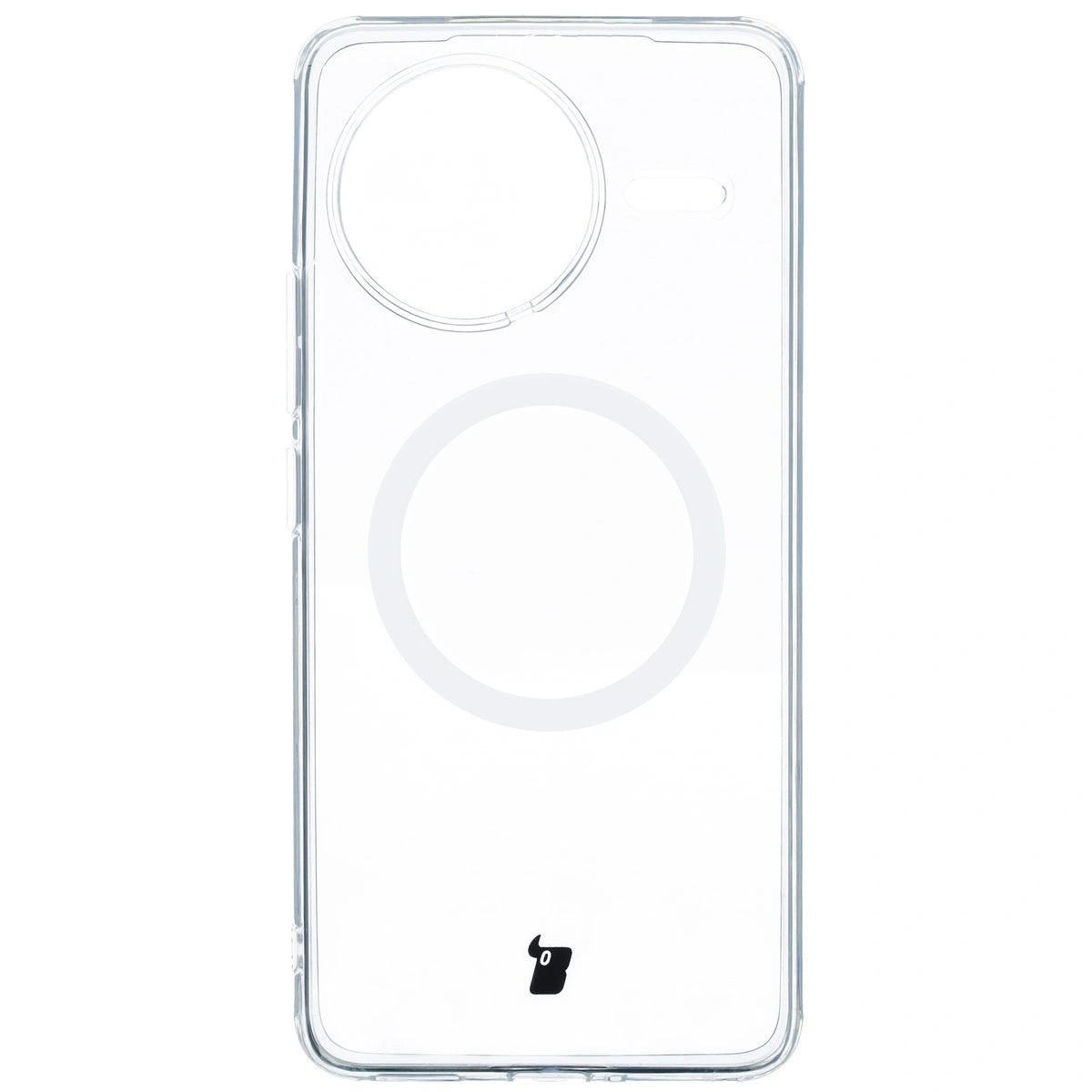 Handyhülle mit Magnetring für Xiaomi POCO F7 Ultra, Bizon Case CrystalO, Transparent