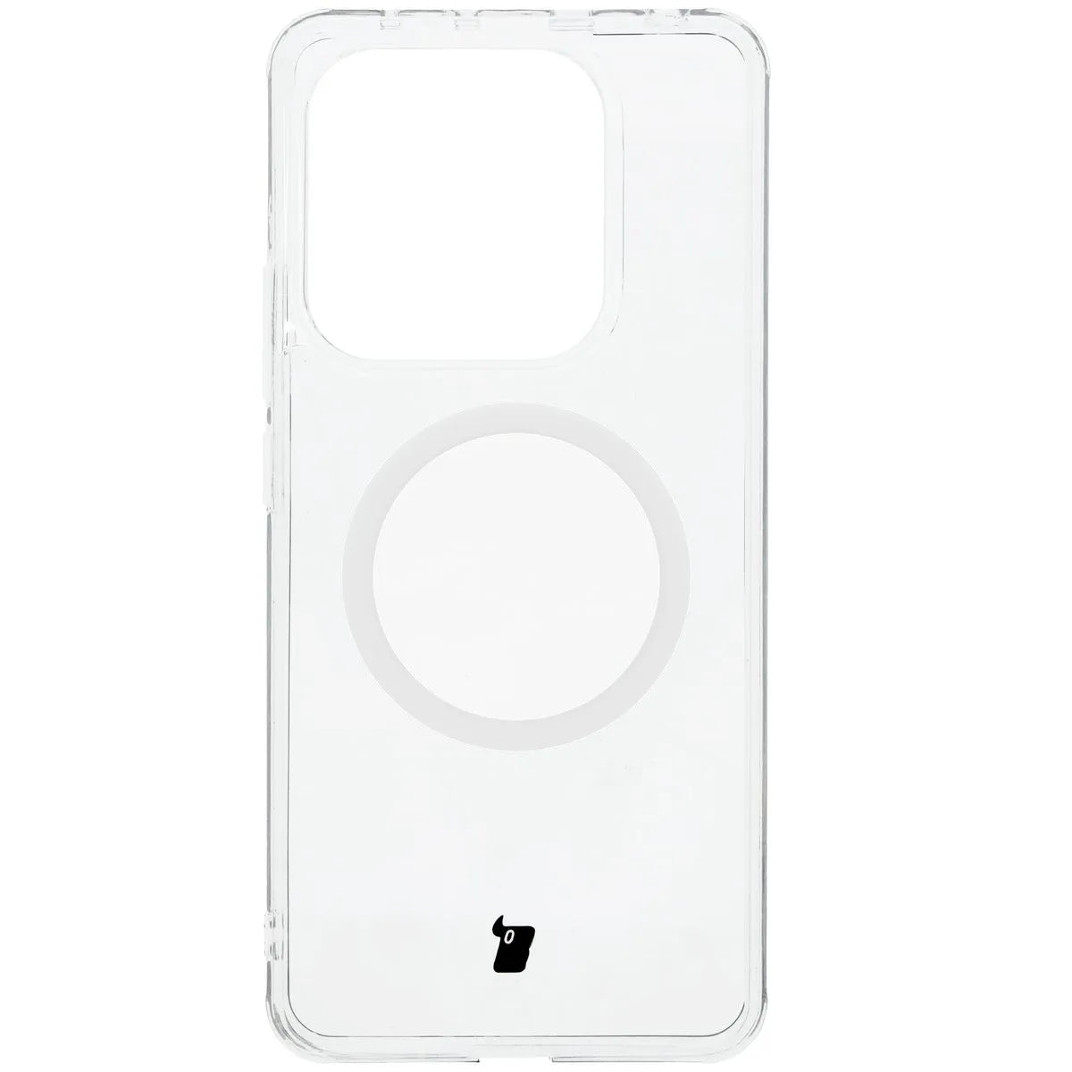 Handyhülle mit Magnetring für Xiaomi Redmi Note 14 5G, Bizon Case CrystalO, Transparent