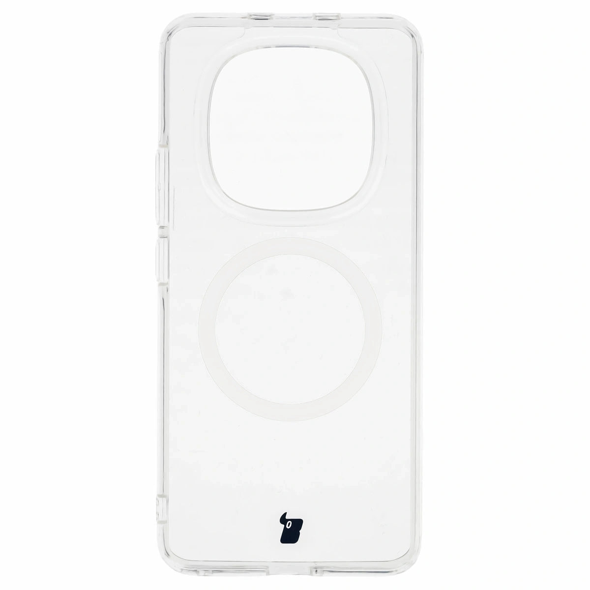 Handyhülle mit Magnetring für Xiaomi Redmi Note 15 / POCO M8 5G, Bizon Case CrystalO, Transparent