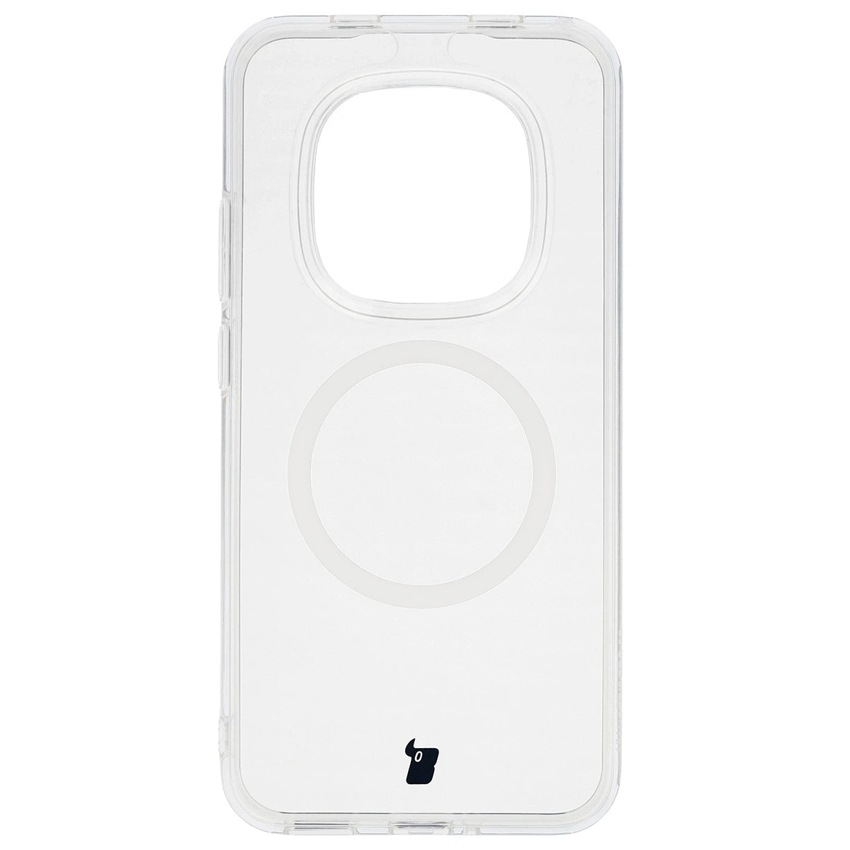 Handyhülle mit Magnetring für Xiaomi Redmi Note 15 Pro 5G, Bizon Case CrystalO, Transparent