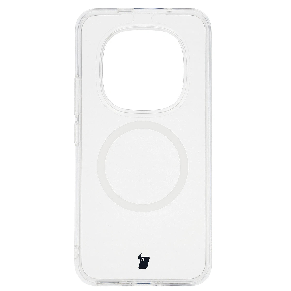 Handyhülle mit Magnetring für Xiaomi Redmi Note 15 Pro Plus 5G / Poco M8 Pro, Bizon Case CrystalO, Transparent