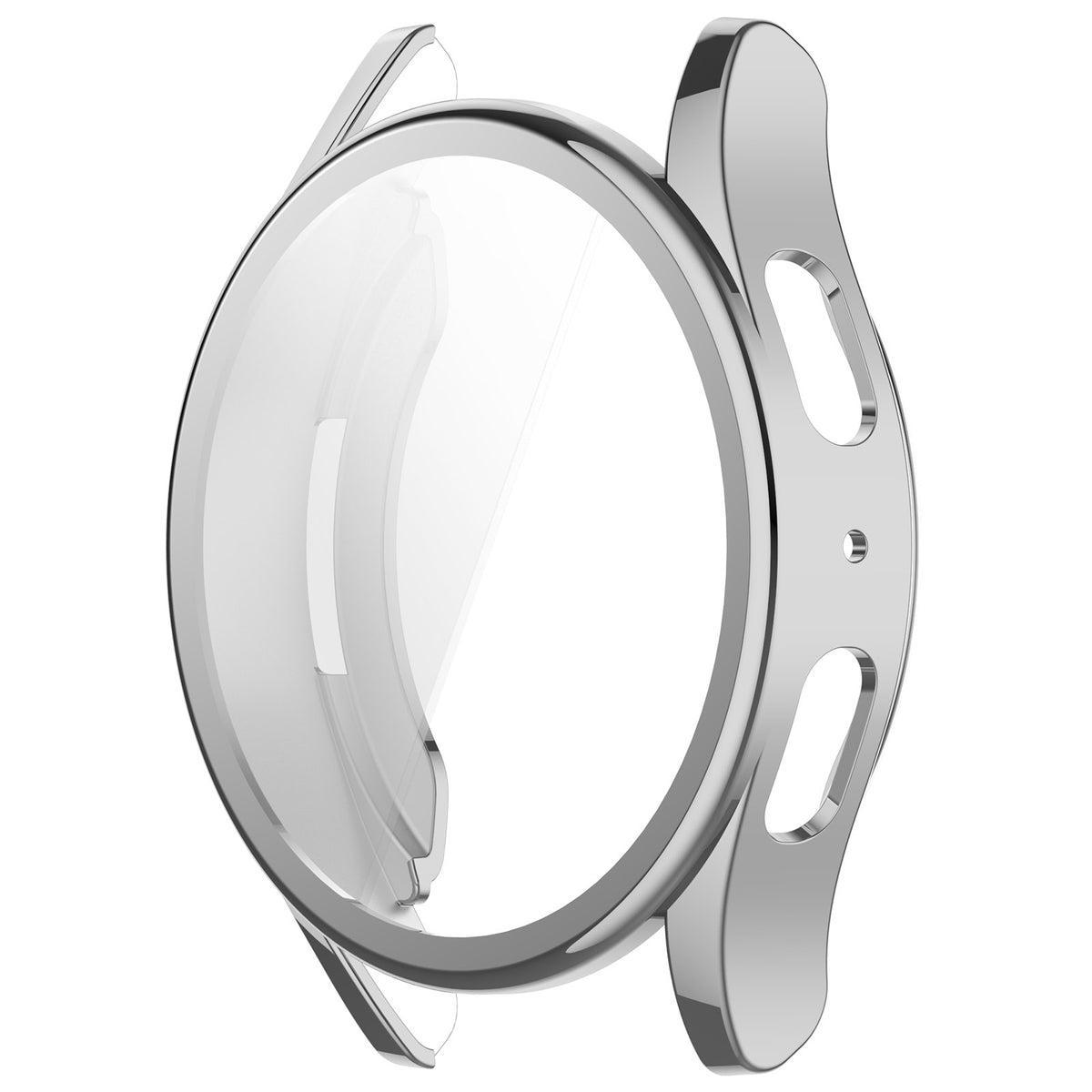 Schutzhülle für Galaxy Watch 7 44 mm, Bizon Case Watch Felipe, Silbern
