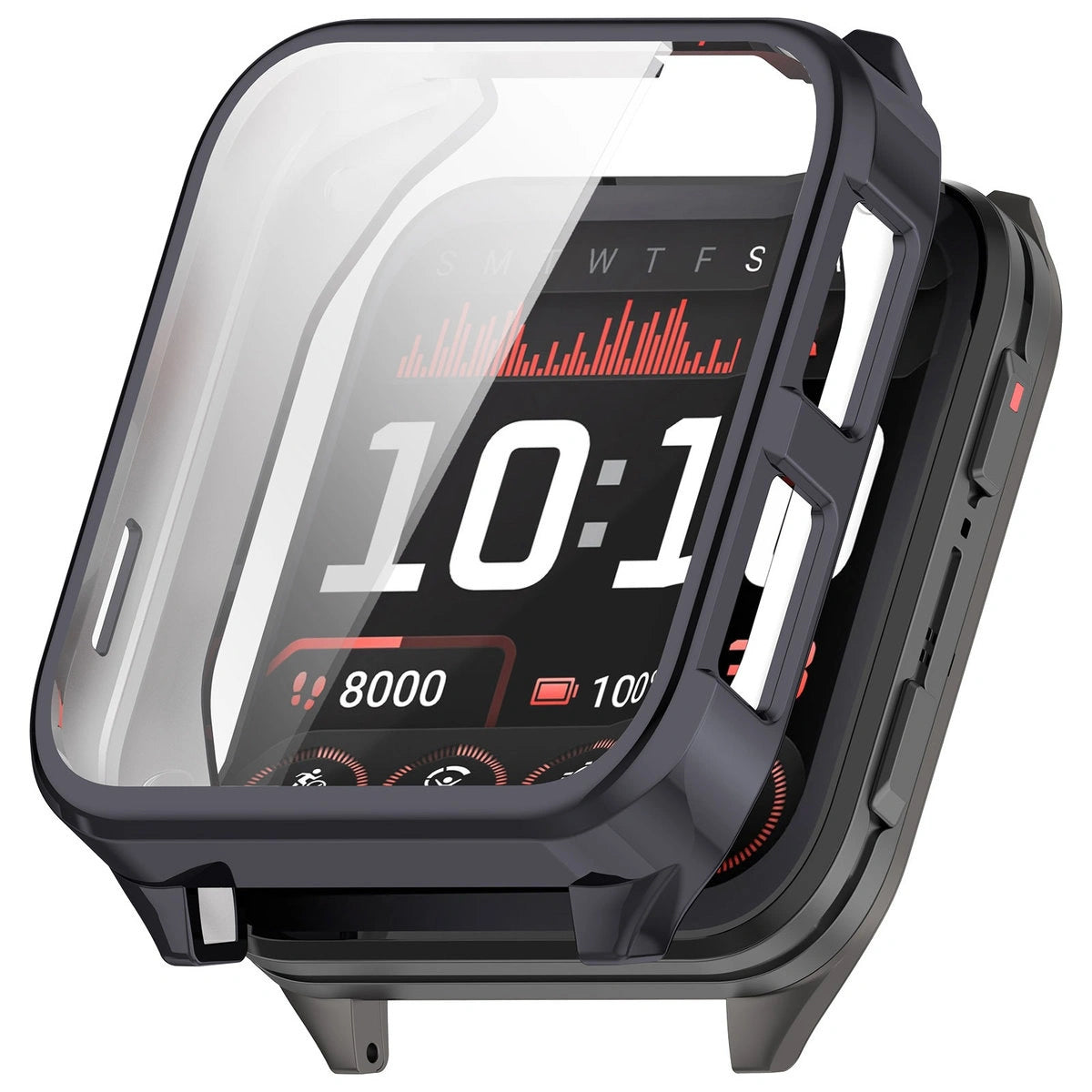Schutzhülle für Garmin Venu X1, Bizon Case Watch Felipe, Grau