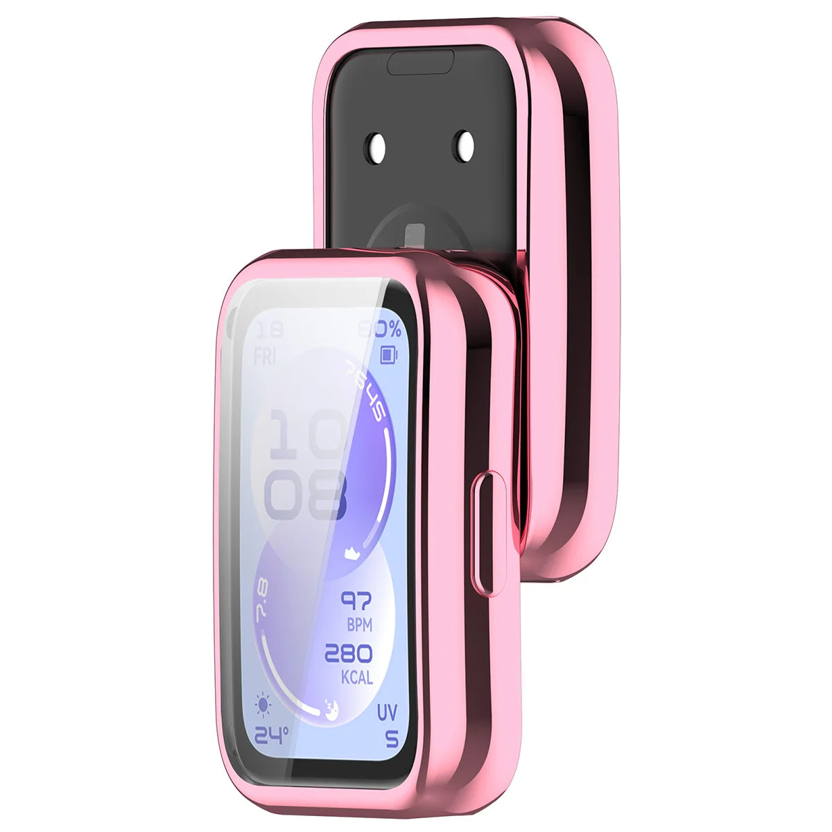 Schutzhülle für Huawei Band 11, Bizon Case Watch Felipe, Rosa