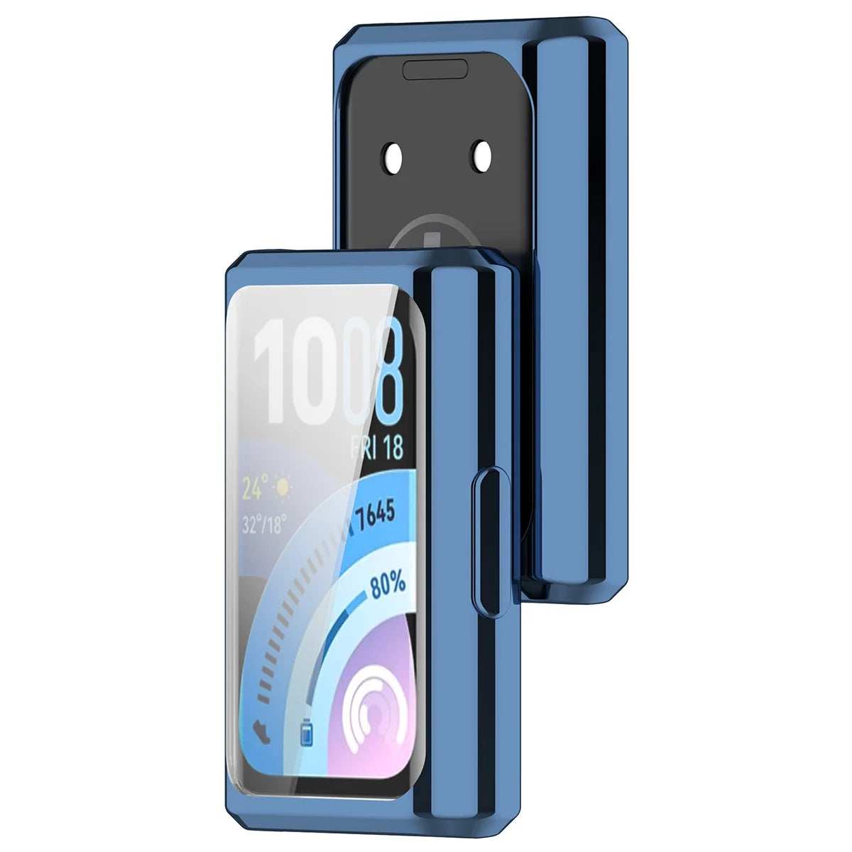 Schutzhülle für Huawei Band 11 Pro, Bizon Case Watch Felipe, Blau