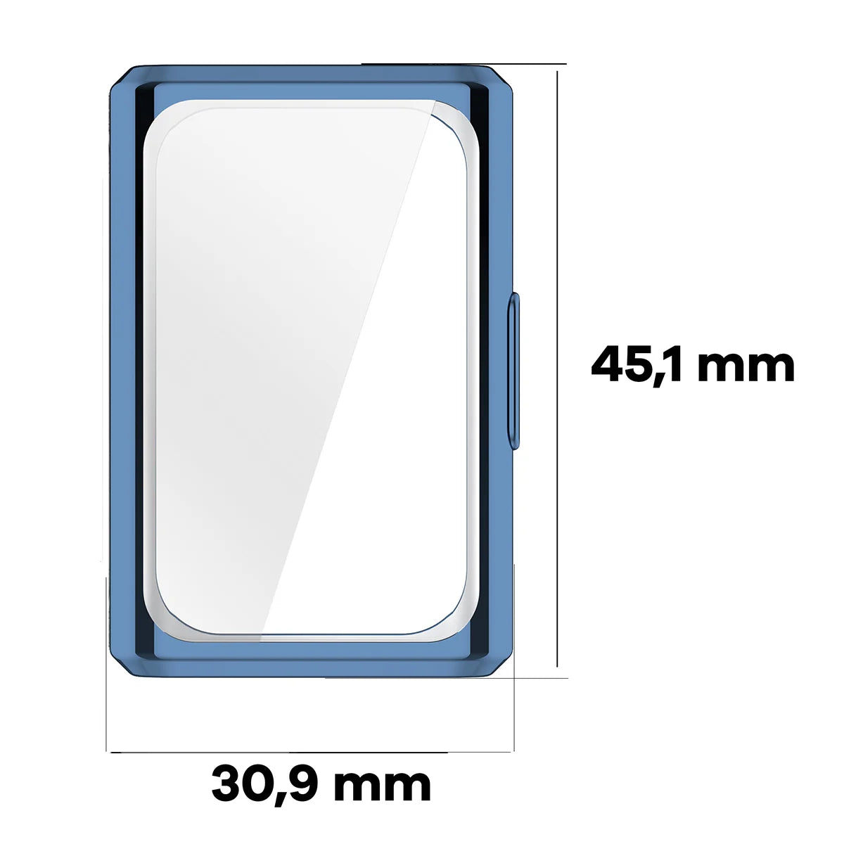 Schutzhülle für Huawei Band 11 Pro, Bizon Case Watch Felipe, Blau